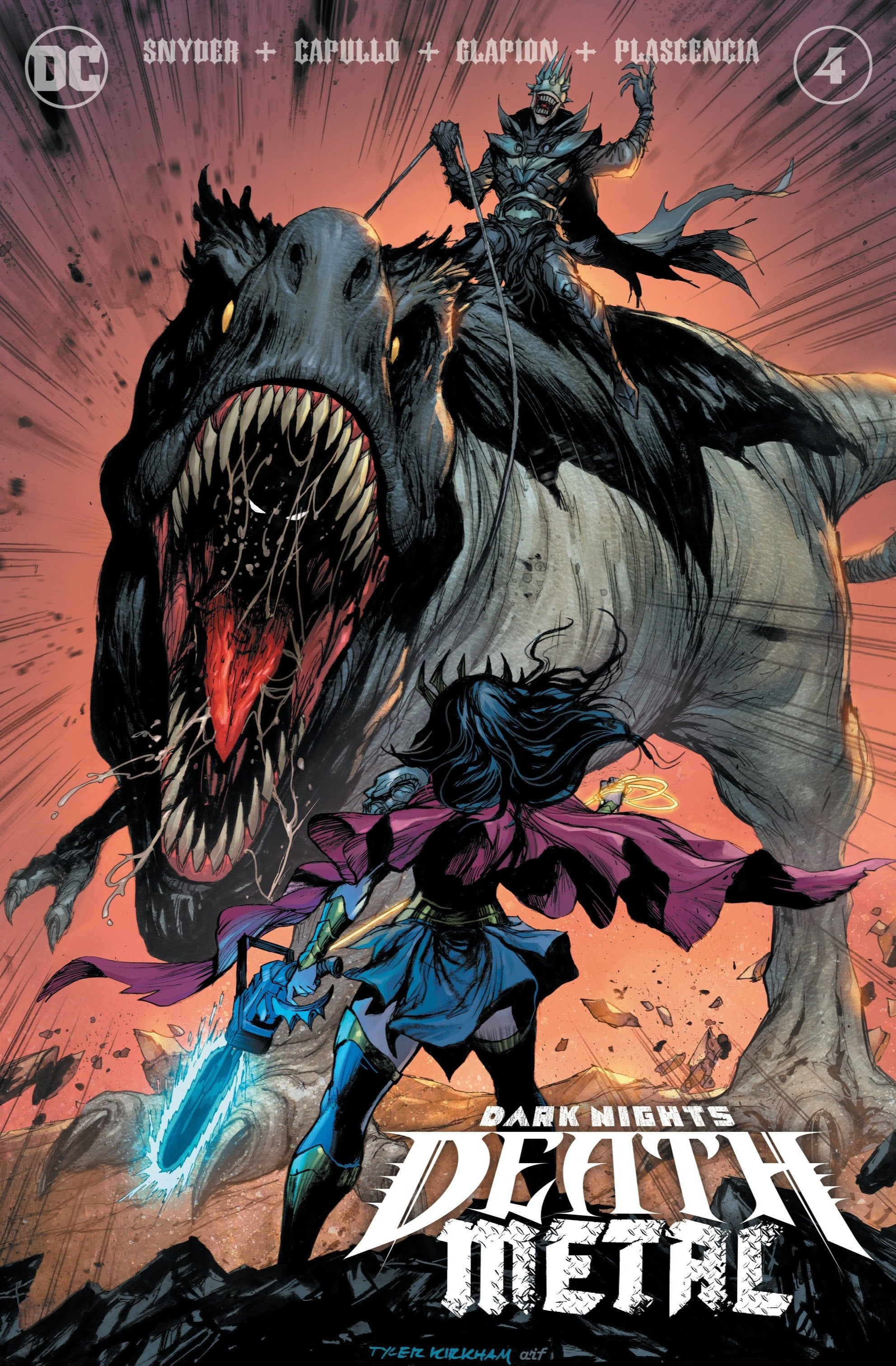 DARK NIGHTS DEATH METAL #4 (OF 7) UNKNOWN COMICS TYLER KIRKHAM EXCLUSIVE VAR (10/14/2020)