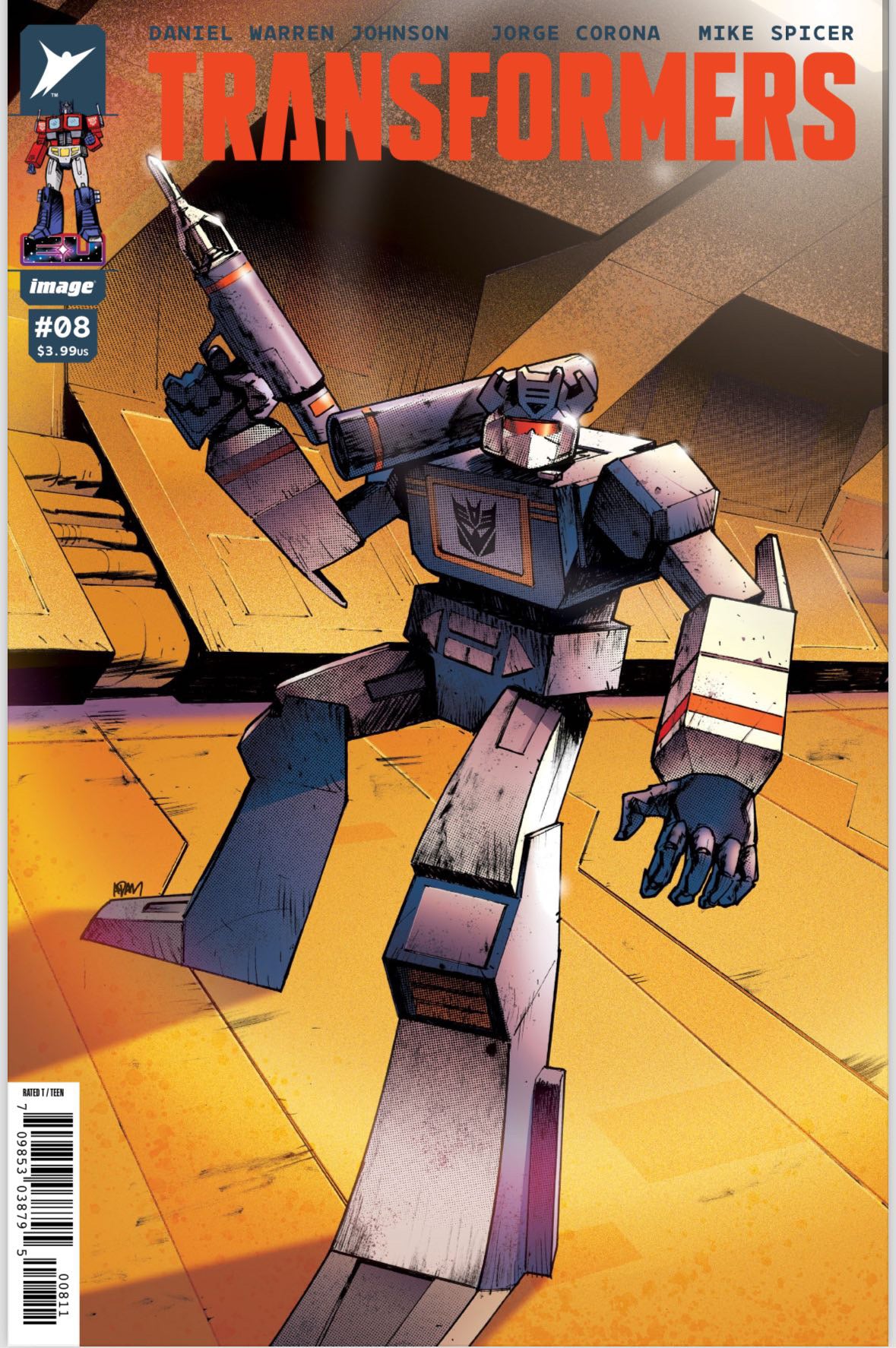 Transformers #8 - Black Saber Comics Black Saber Comics Exclusiveby Adam Gorham ltd to 400