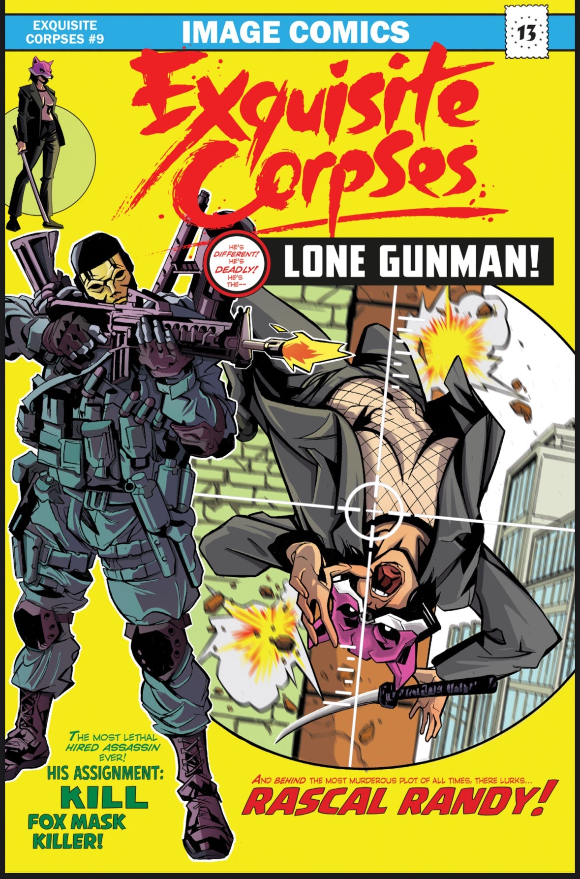 EXQUISITE CORPSES #9 Aurelio Mazzara Exclusive Black Saber Comics ltd 350