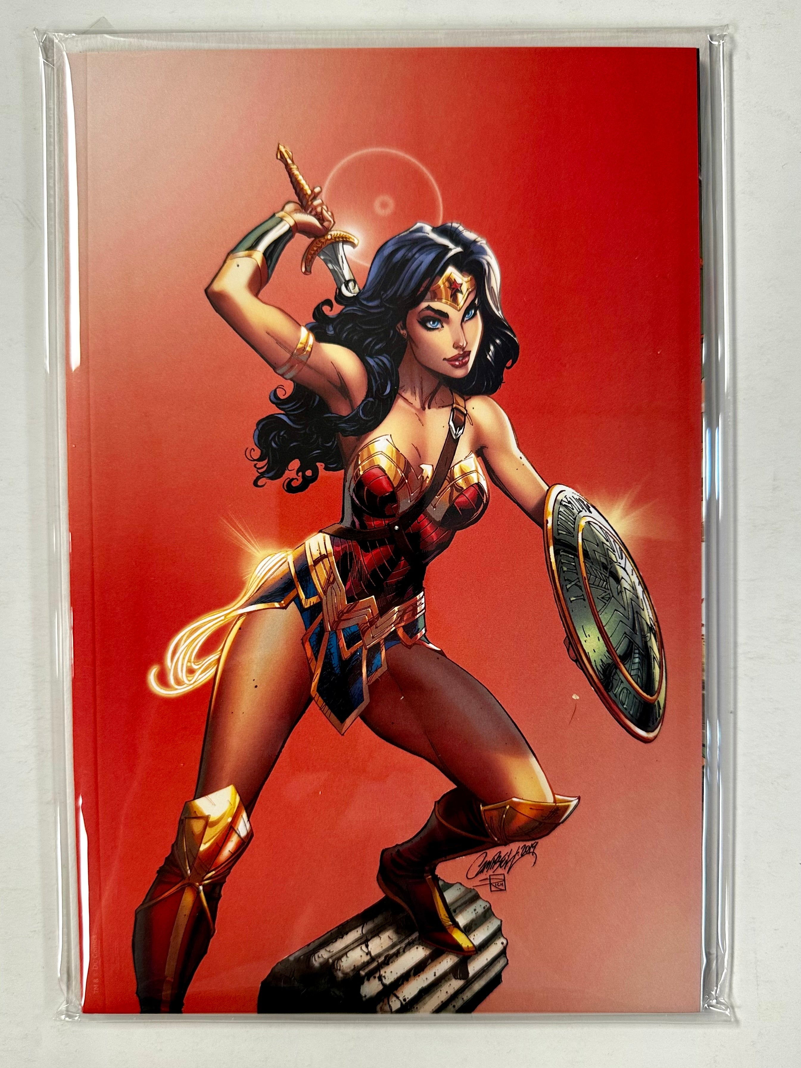 DC Comics Wonder Woman #750 J. Scott Campbell "Amazons Sketch" Cover D Exclusive