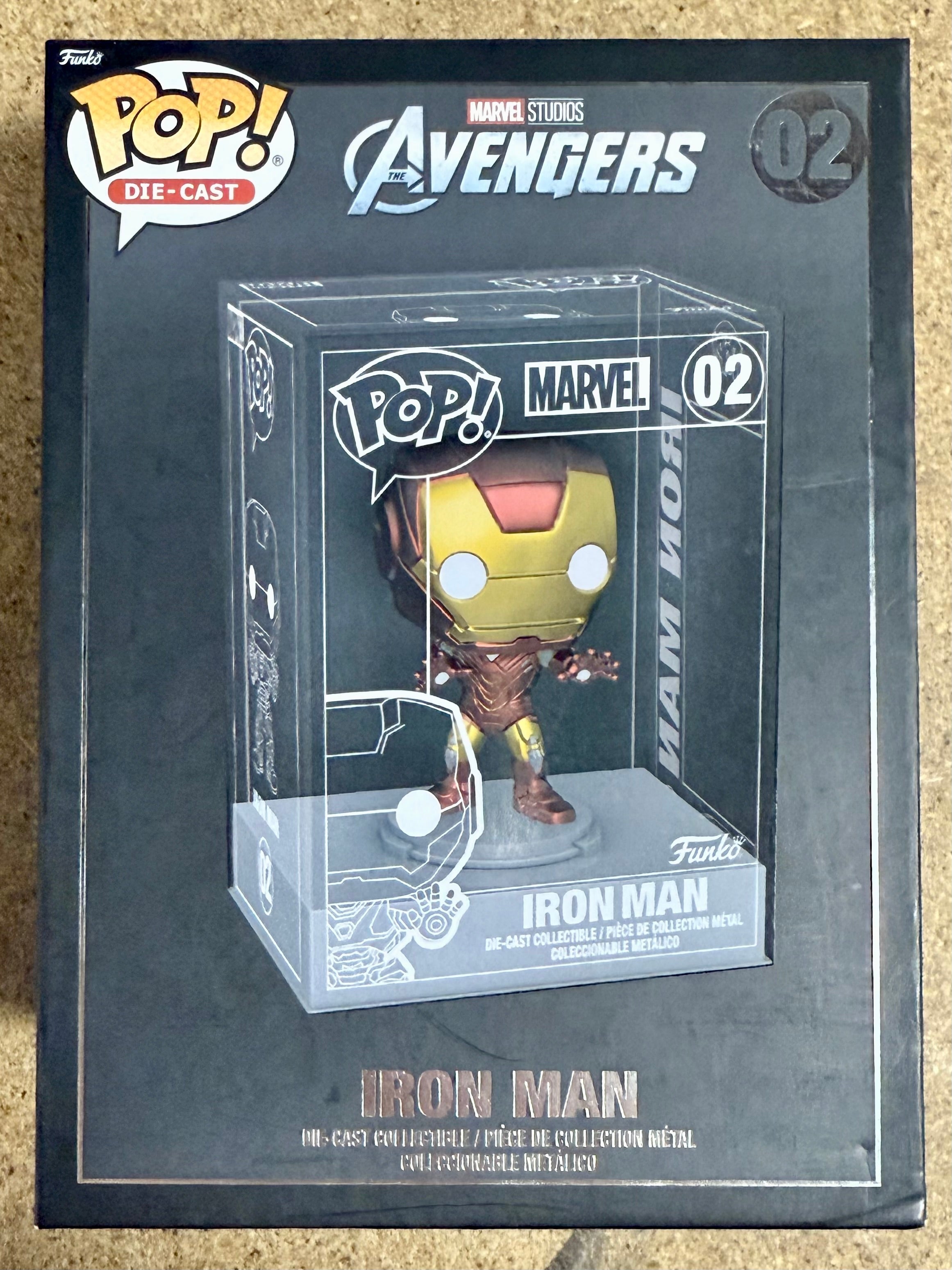 Funko Pop! Die-Cast Iron Man #02 Marvel MCU Avengers Funko Shop 2021 Exclusive