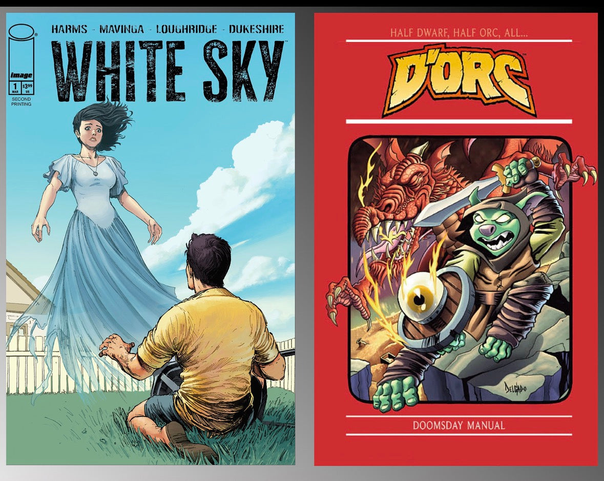 D'ORC #1 (3rd Print) Kevin Delgado &  White Sky #1 (2nd Print) Jean Paul Mavinga  BUNDLE OF 2  3/18/2026