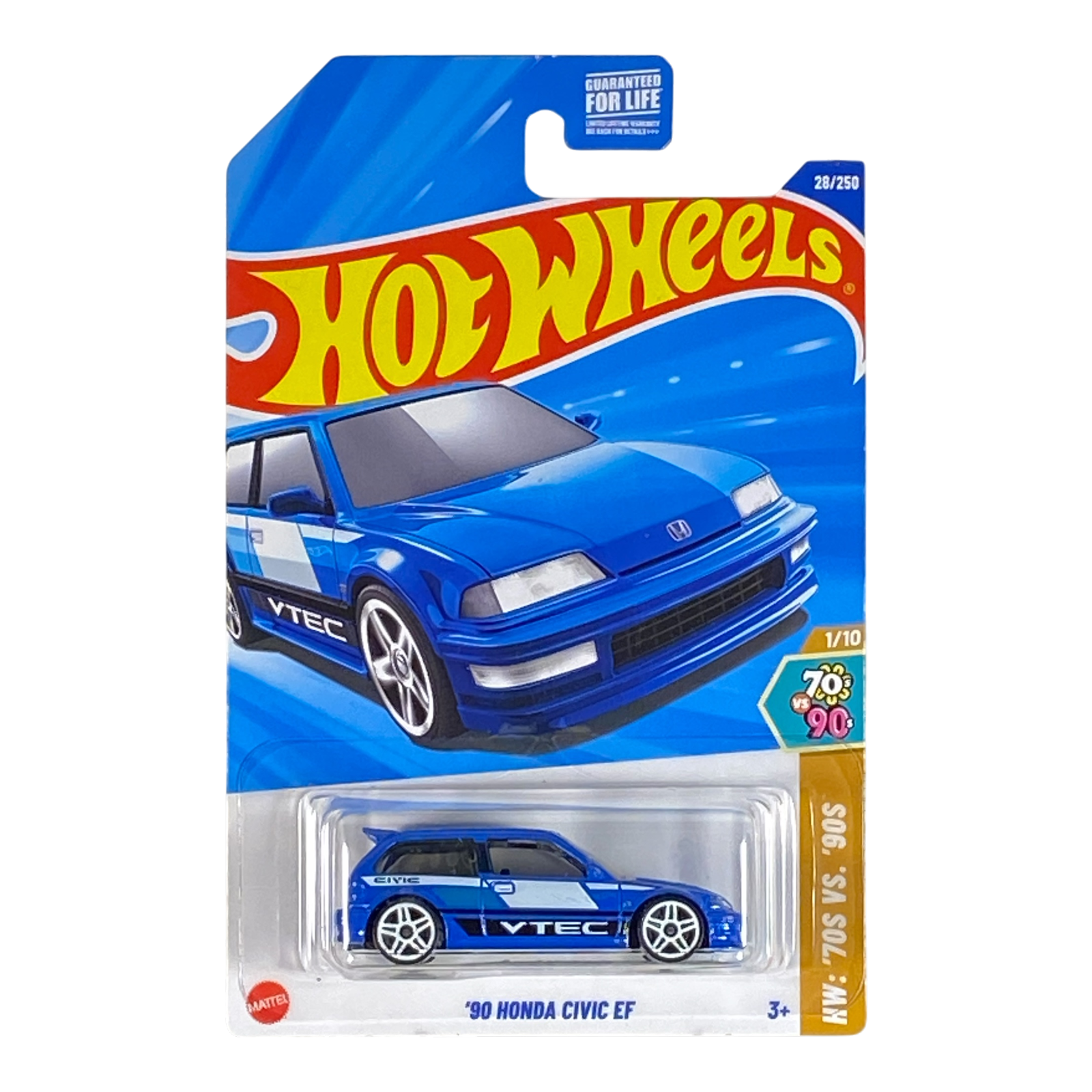 Hot Wheels '90 Honda Civic EF - HW: '70s VS. '90s Series 1/10