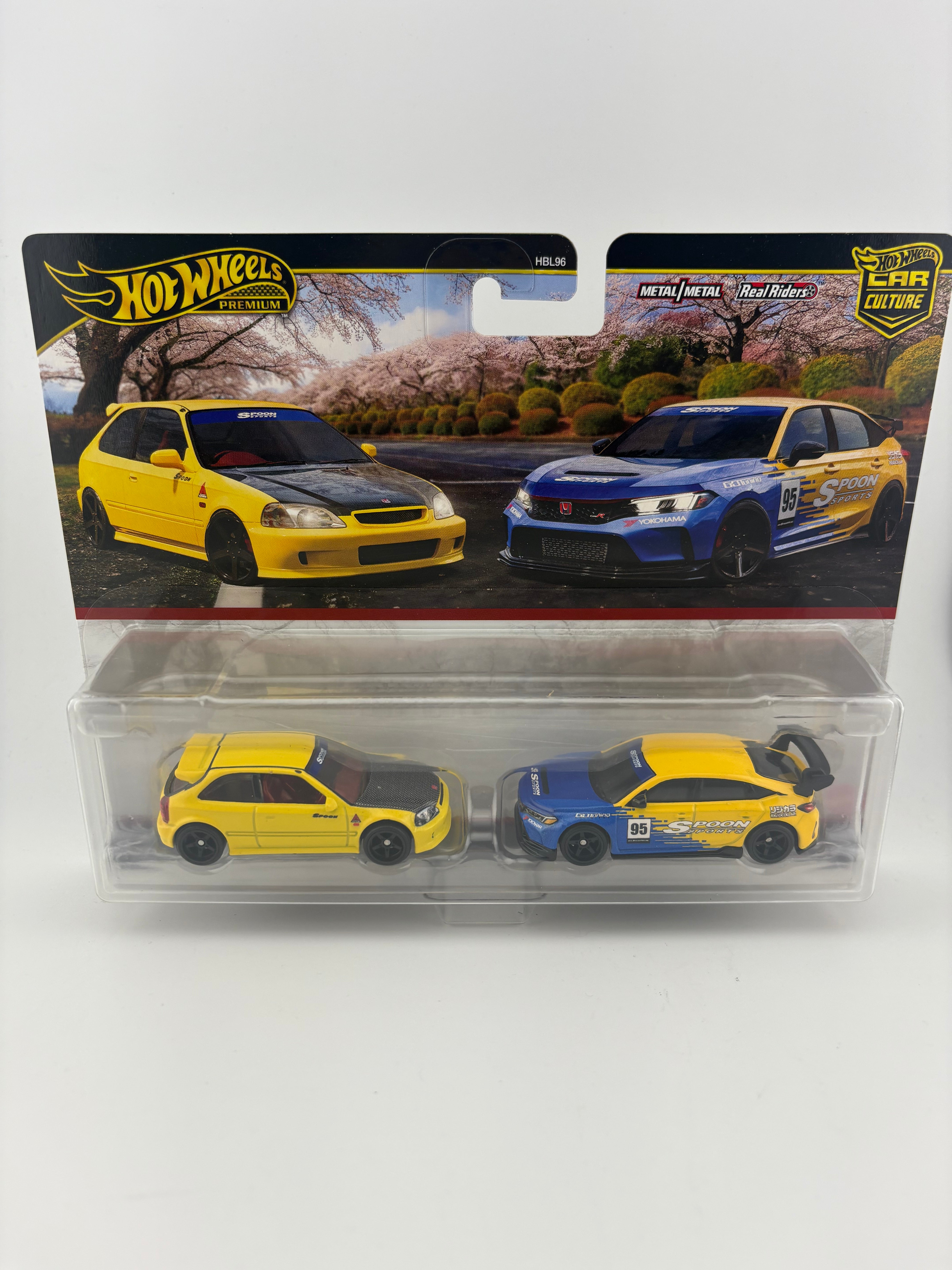 Hot Wheels Car Culture 2-Pack – Honda Civic Type R & ’99 Honda Civic Type R (EK9)
