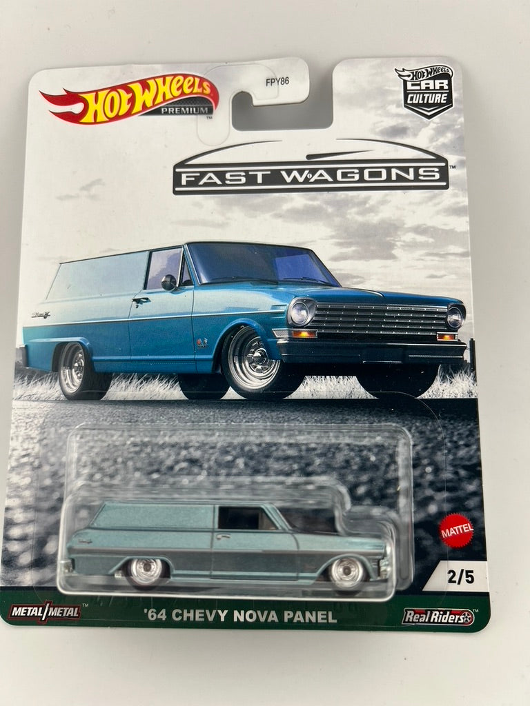 Hot Wheels Car Culture Fast Wagons – ’64 Chevy Nova Panel