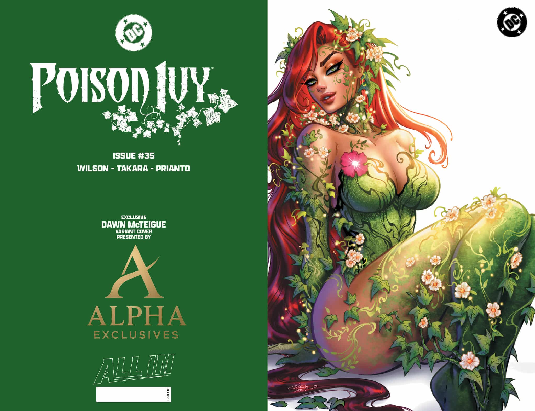POISON IVY #35 Black Saber Comics Dawn McTeigue Toronto FanExpo 2025 Exclusive
