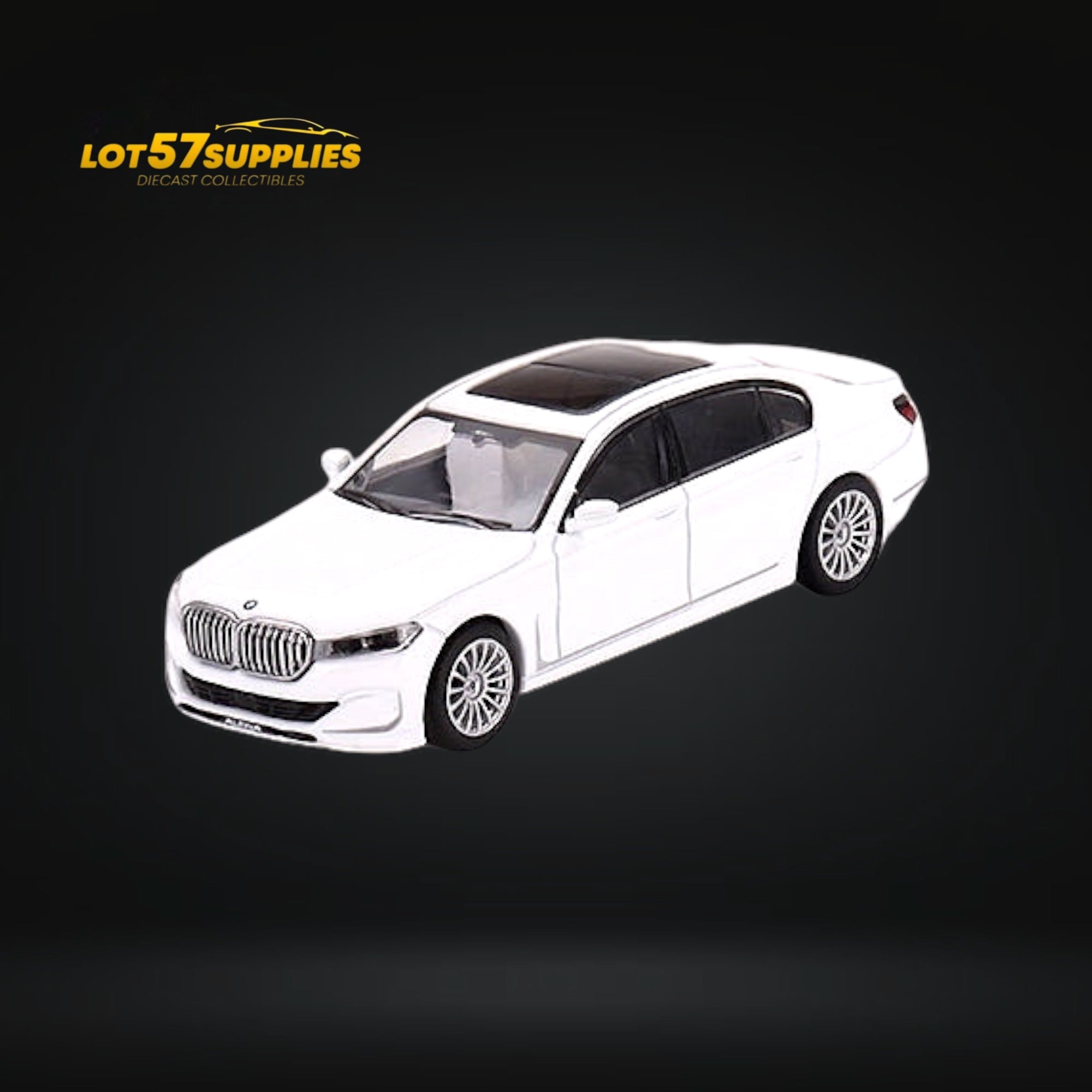 Mini-GT BMW Alpina B7 xDrive Alpine White 1:64 #557 MGT00557