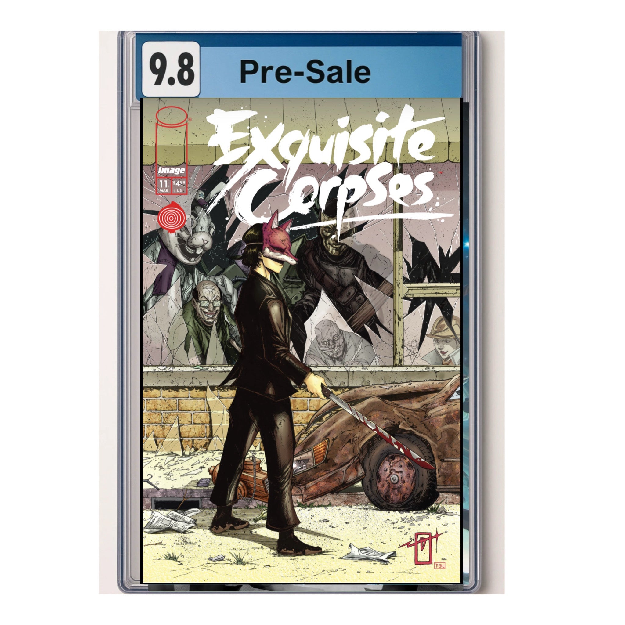 CGC 9.8 EXQUISITE CORPSES #11 Jonathan Uribe WALKING DEAD #1 HOMAGE "MEGACON EXCLUSIVE"