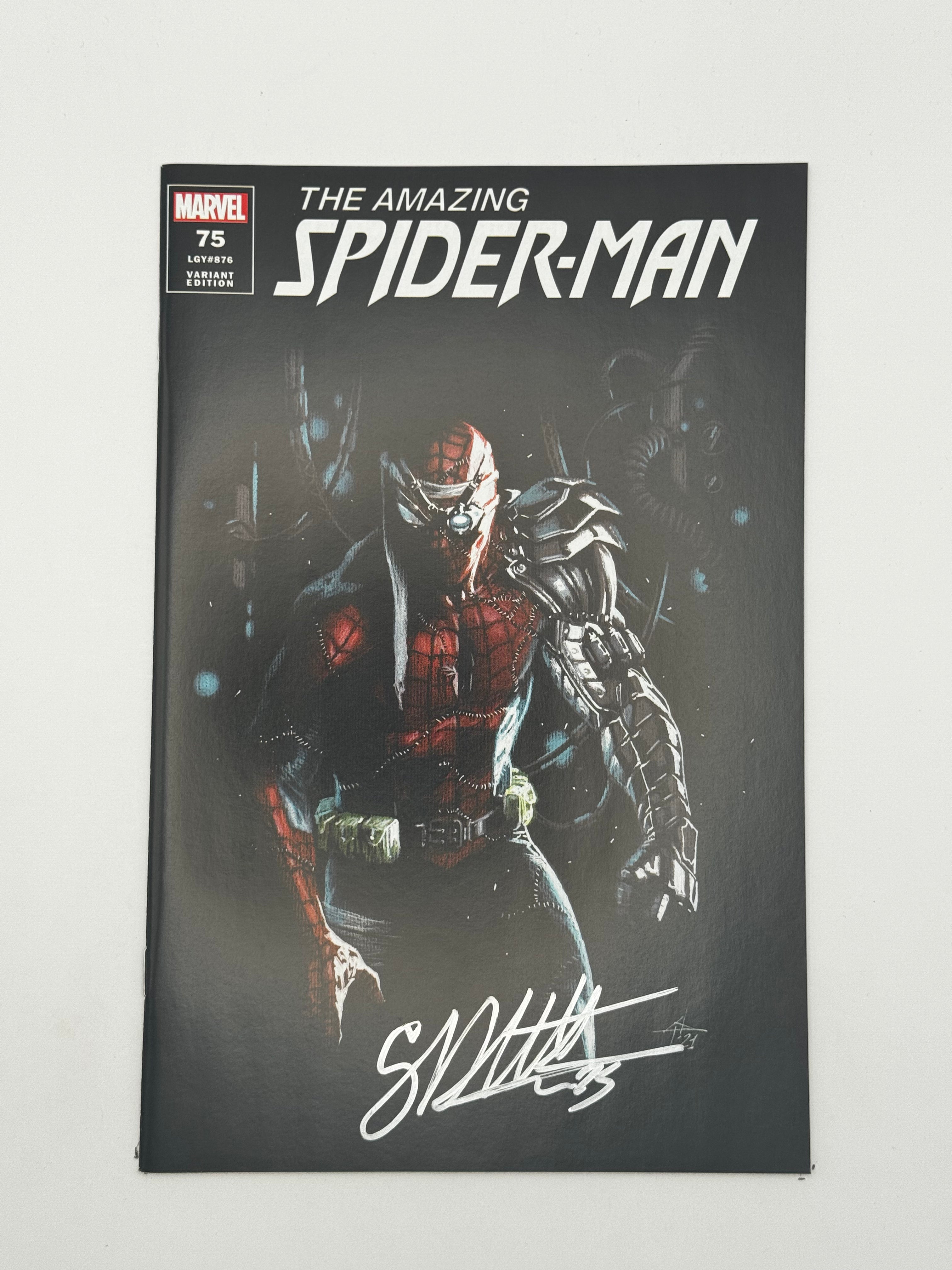 [Signed by Gabriele Dell'Otto] Amazing Spider-Man #75 Unknown Comics Gabriele Dell_Otto Exclusive Var [INST]