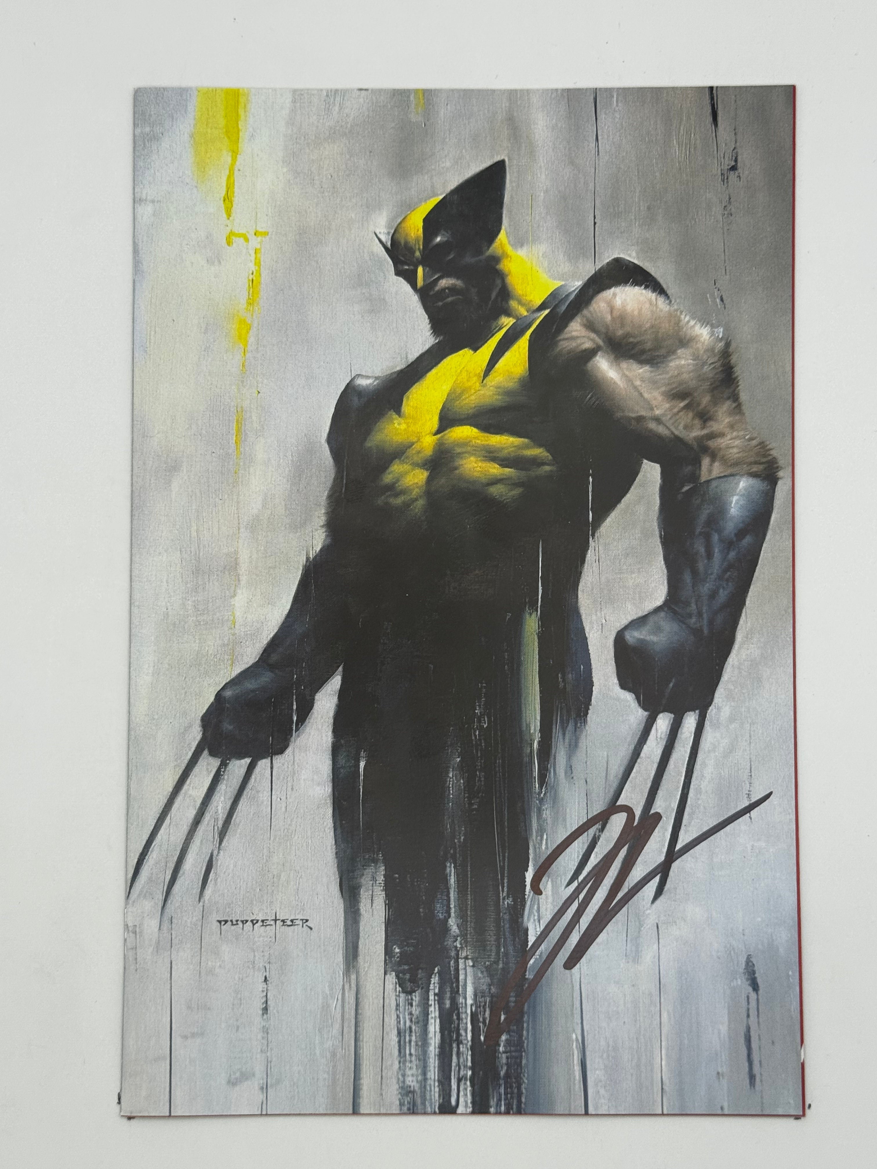 [Signed by Hickman] Wolverine: Revenge - Red Band #1 Virgin Unknown Comics Lee Exclusive Var Explicit Content [INST]