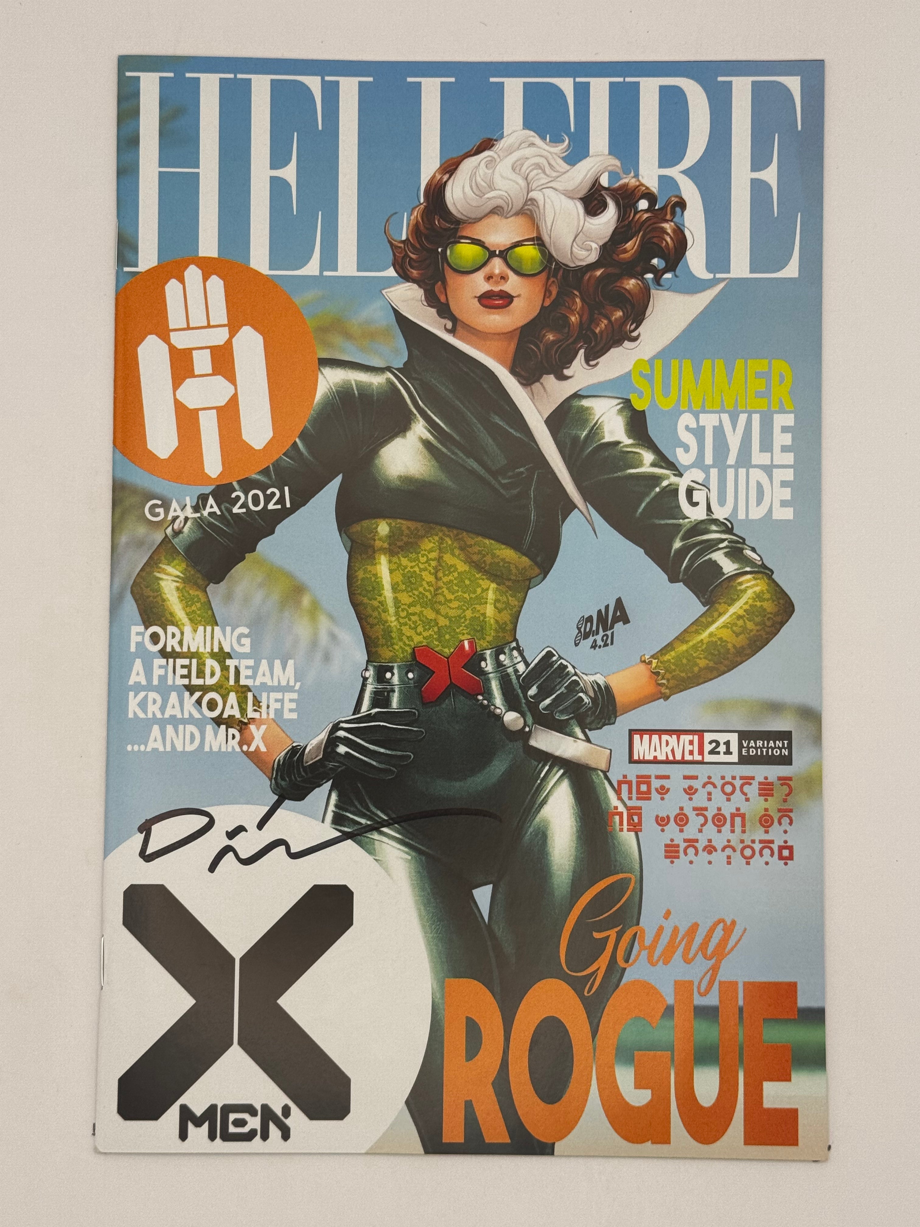 [Signed by David Nakayama] X-MEN #21 UNKNOWN COMICS DAVID NAKAYAMA EXCLUSIVE VAR GALA