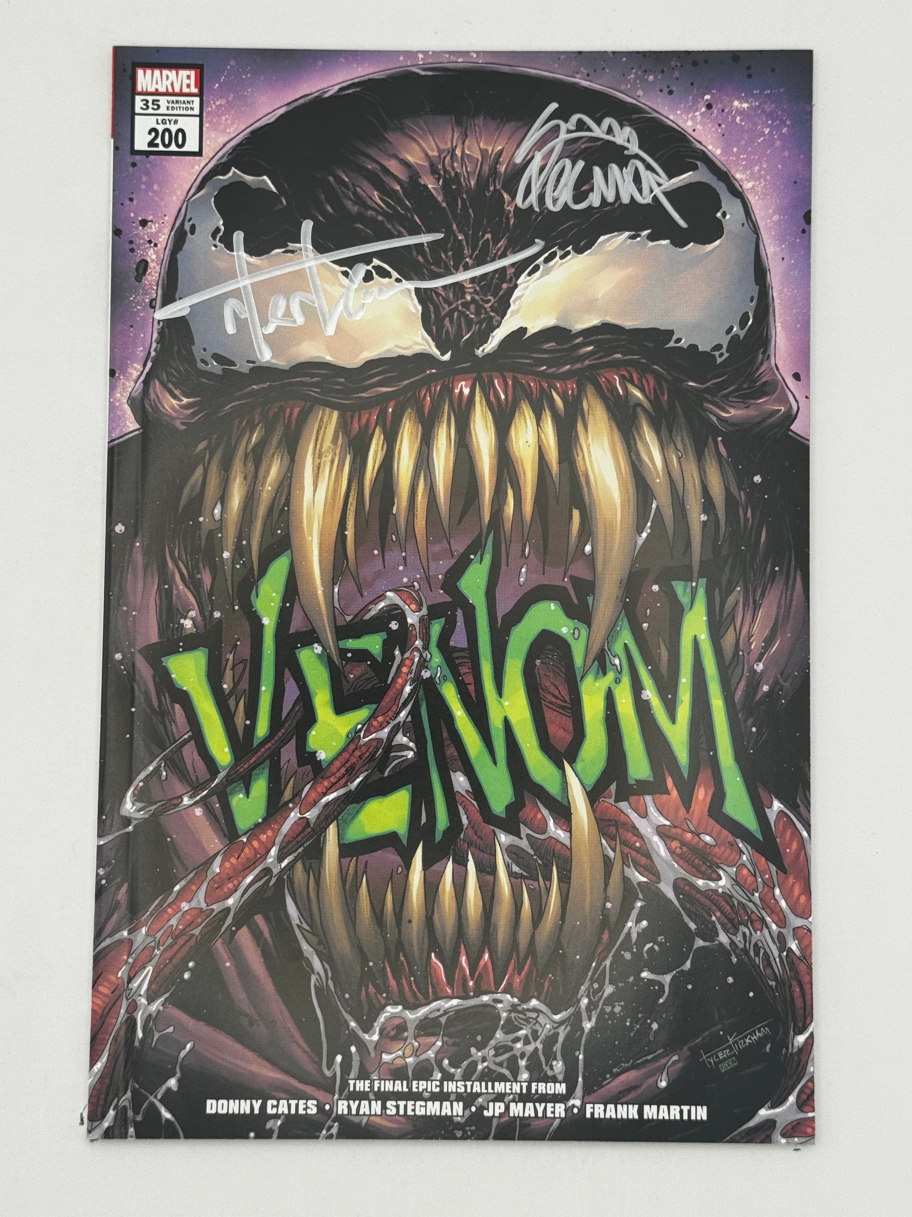 [DOUBLE Signed Kirkham | Stegman] VENOM #35 200TH ISSUE UNKNOWN COMICS TYLER KIRKHAM EXCLUSIVE VAR