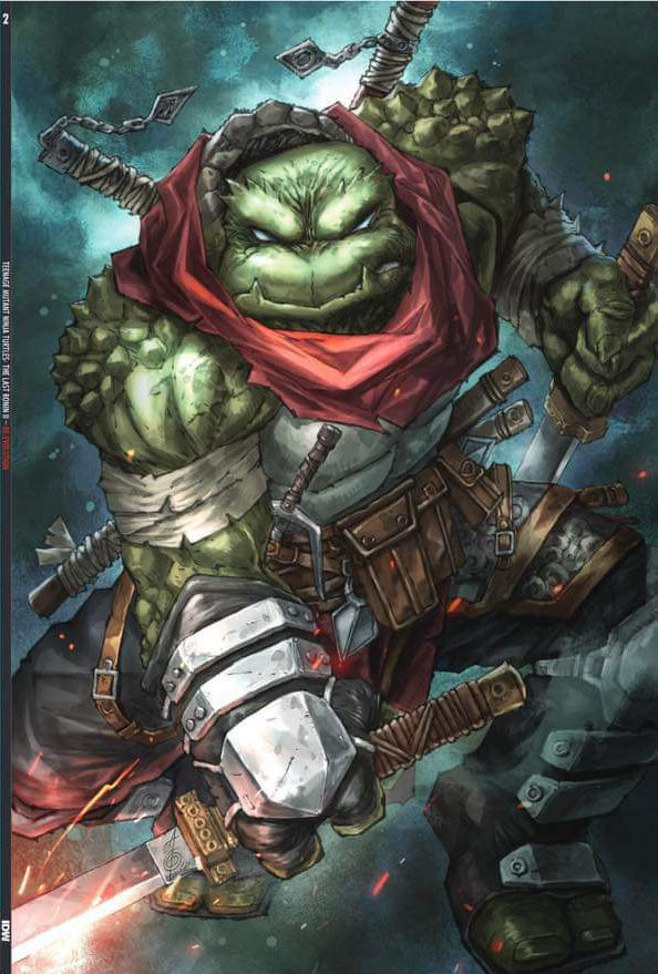 Teenage Mutant Ninja Turtles: The Last Ronin II--Re-Evolution #2 BY ALAN QUAH ltd 500 Black Saber Comics