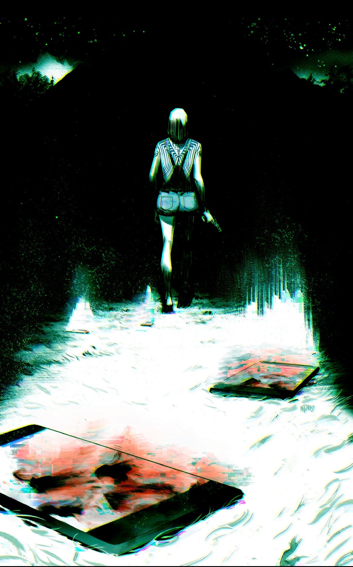 W0RLDTR33 #2  - Adam Gorham Black Saber Comics ExclusiveLtd to 500 copies