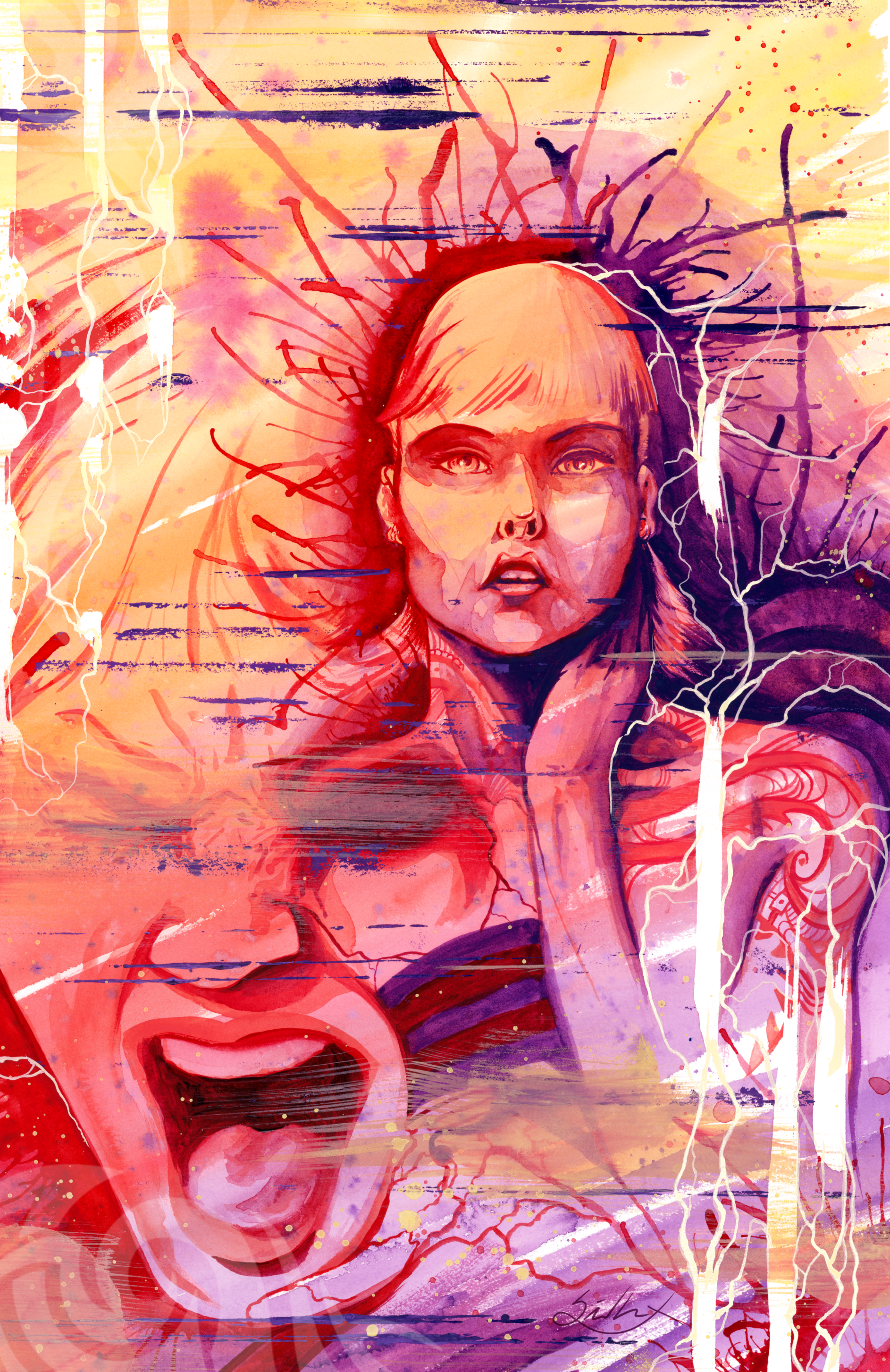 W0RLDTR33 #5  - Bryan SilverBaX ltd to 333 Black Saber Comics Exclusive EXCLUSIVE