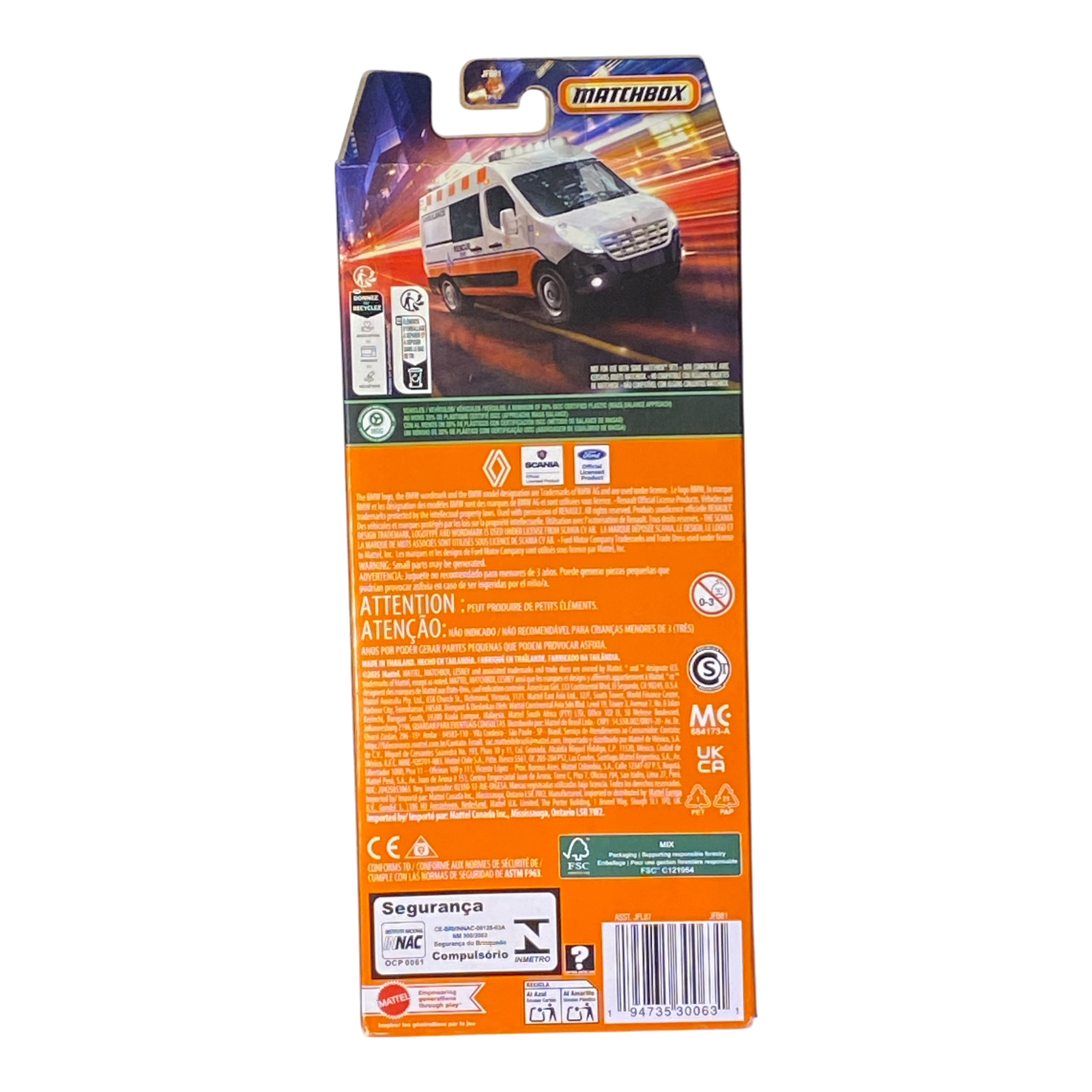 Matchbox 5 Packs - MBX Rescue V