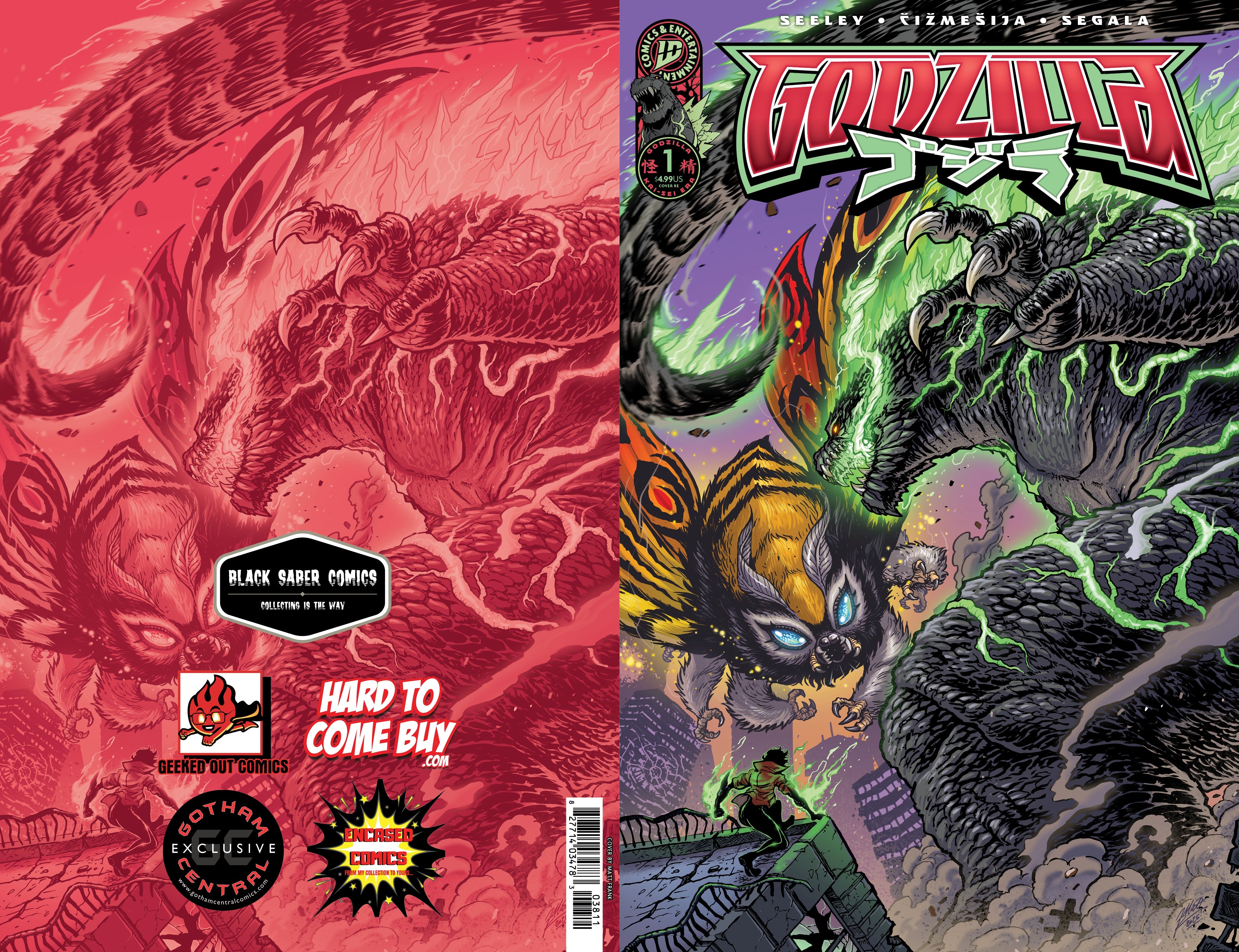 Godzilla Kai-Sei Era #1 - Cover by Matt Frank Black Saber Comics Exclusive