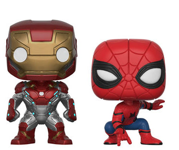 Iron Man / Spider-Man (2-Pack) Funko Pop! Marvel Movies Spider-Man Homecoming