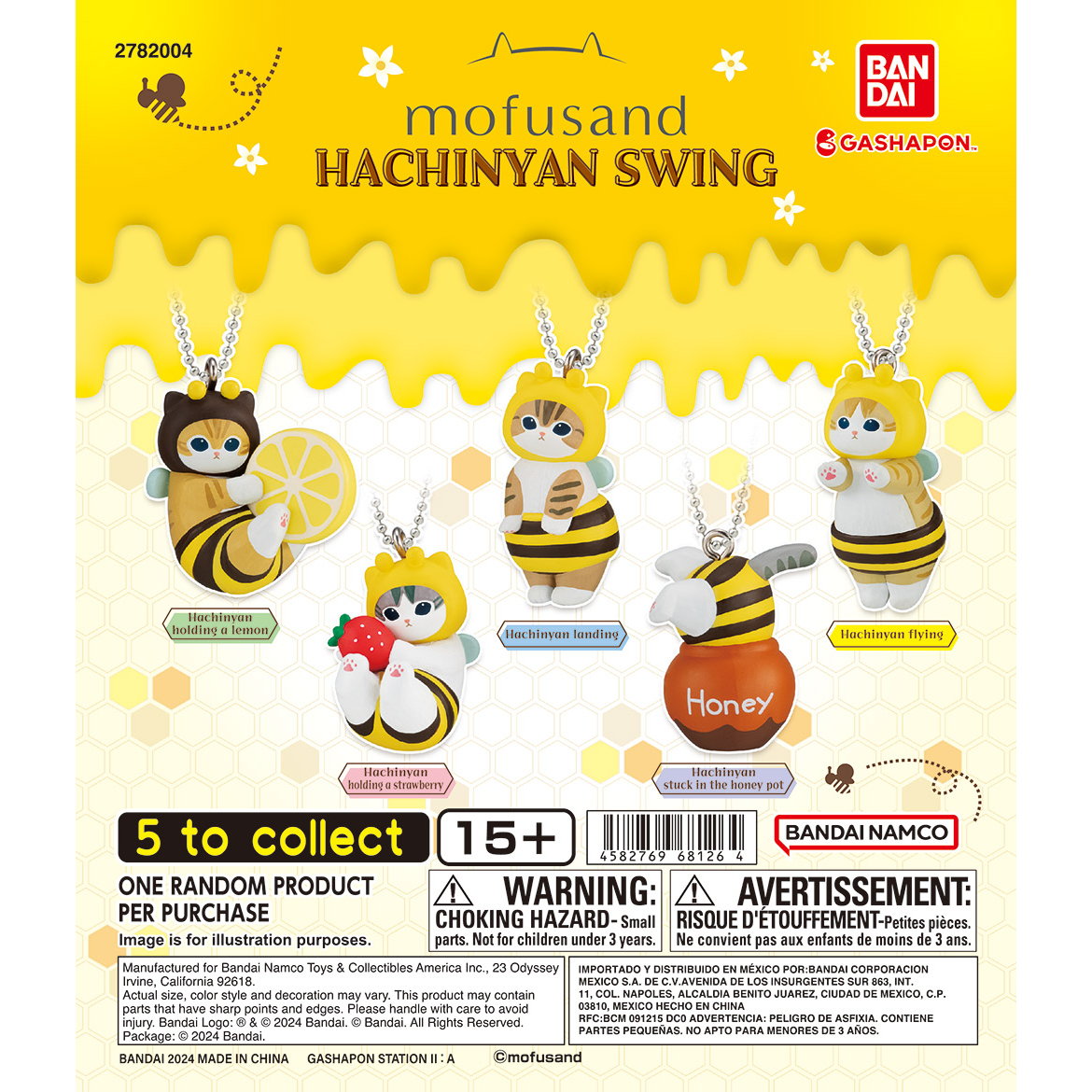 Gashapon: Mofusand Hachinyan Swing - Blind Box