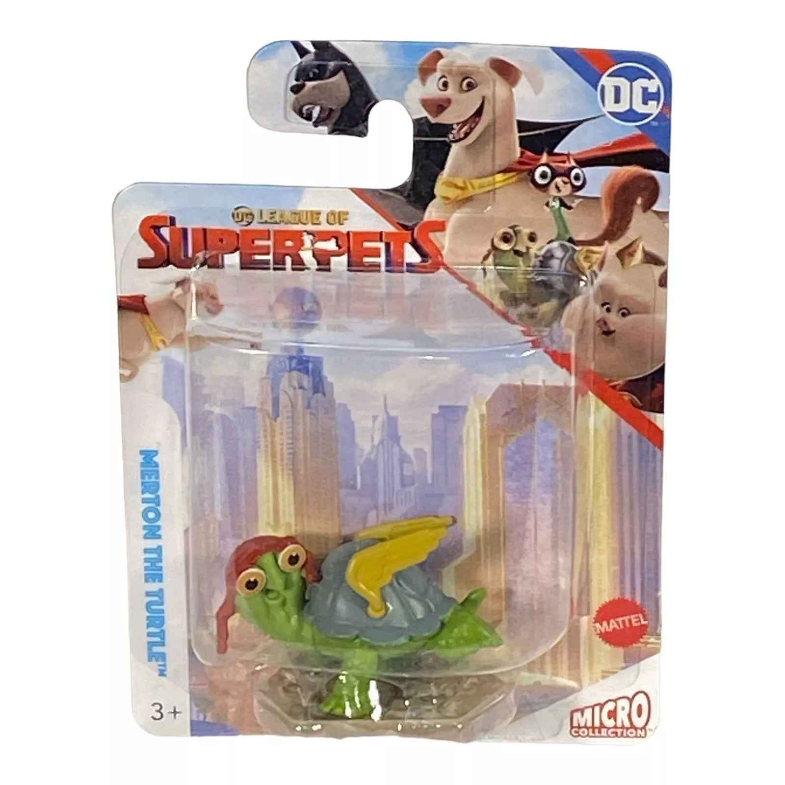 Merton The Turtle Micro Figure / Cake Topper - League of Super-Pets Collectibles