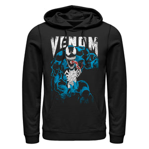 Men's Marvel Venom Grunge Lightweight Hoodie