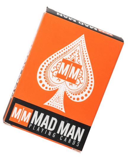 Mad Man Playing Cards: Orange Edition