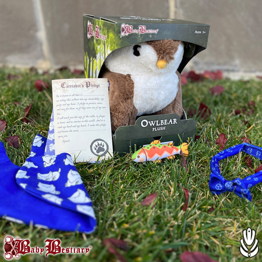 Baby Bestiary: Owlbear Plush - Collector's Box - Brown