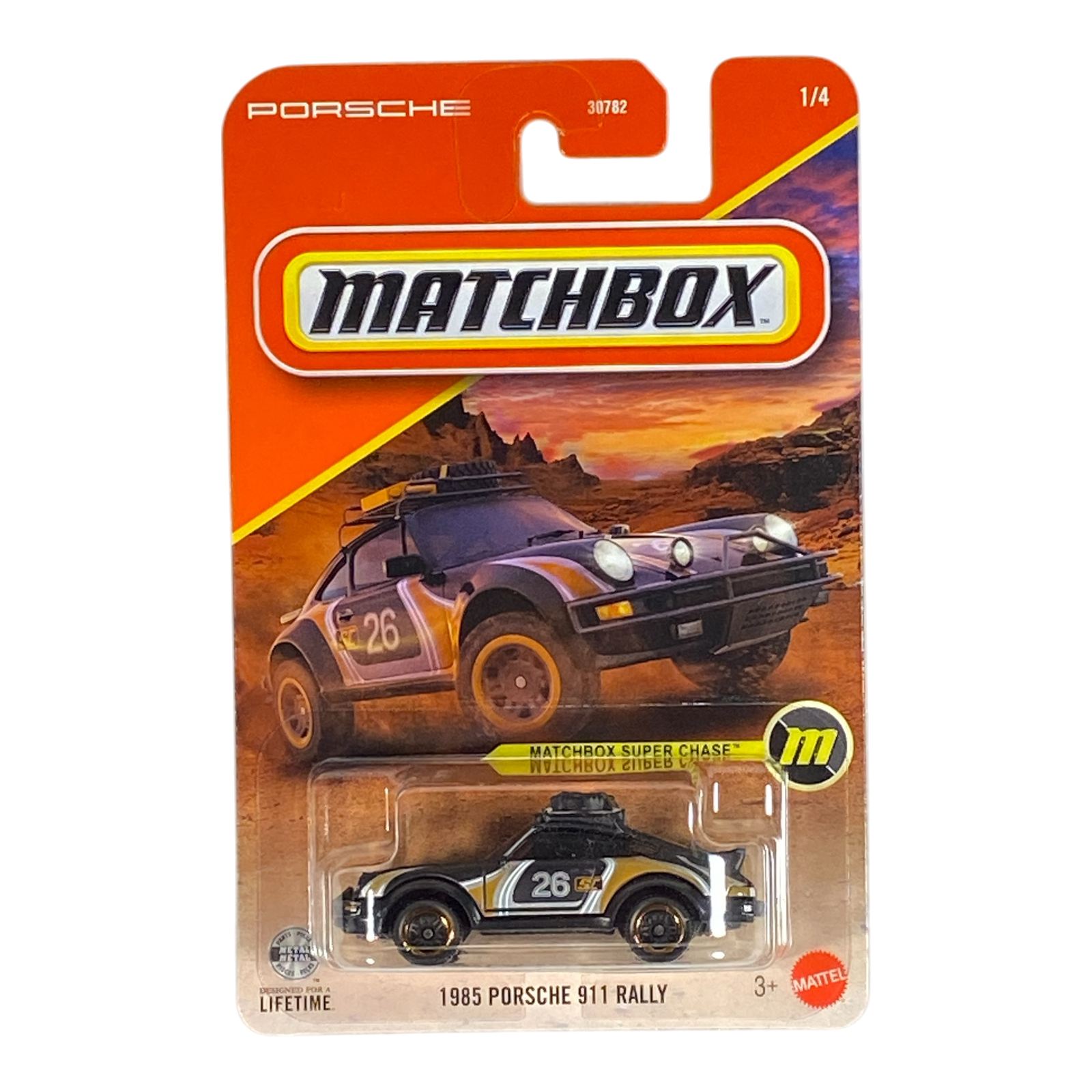 Matchbox 1985 Porsche 911 Rally 1/4 - Matchbox Super Chase
