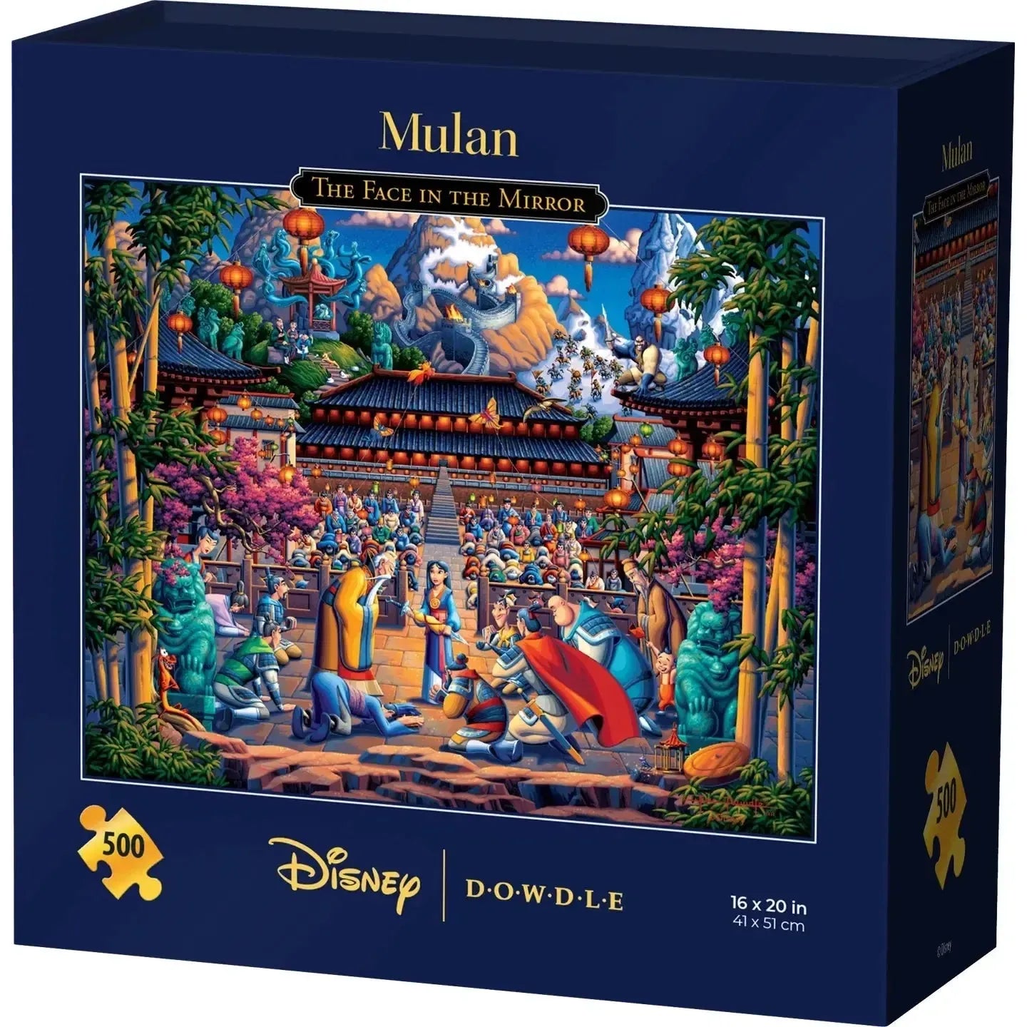 Mulan The Face in the Mirror 500 Piece Jigsaw Puzzle Disney x Dowdle
