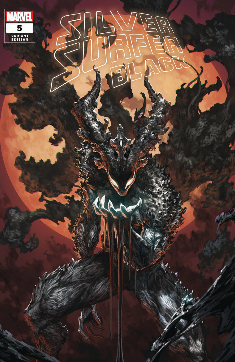 SILVER SURFER BLACK #5 (OF 5) SSCO SKAN VOID KNIGHT VARIANT 2019