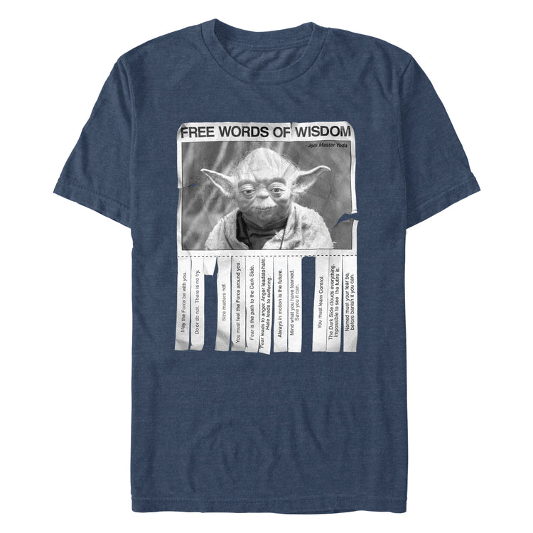Men's Star Wars WORDS OF WISDOM T-Shirt