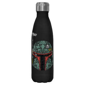 Drinkware Star Wars Boba Icons 17oz Stainless Steel Bottle