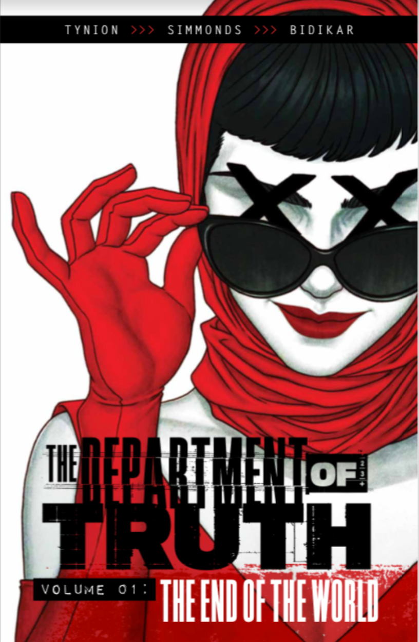 DEPARTMENT OF TRUTH VOL. 1 TRADE PAPERBACK SSCO JENNY FRISON VARIANT 2021