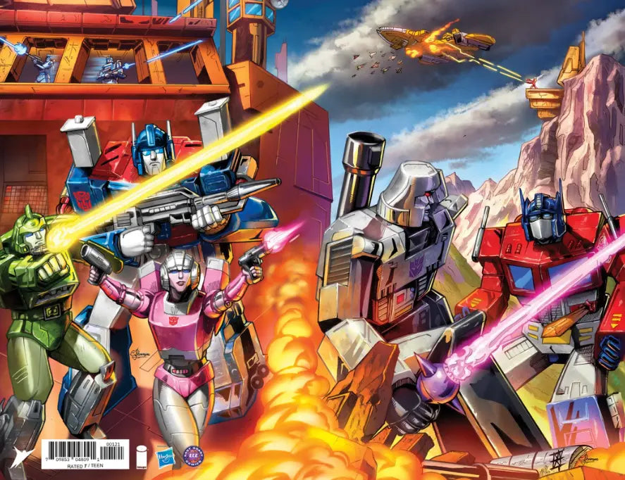 TRANSFORMERS THE MOVIE 40TH ANNIVERSARY EDITION #1 (OF 3) - ECC Michael Watkins Connecting Set Exclusive