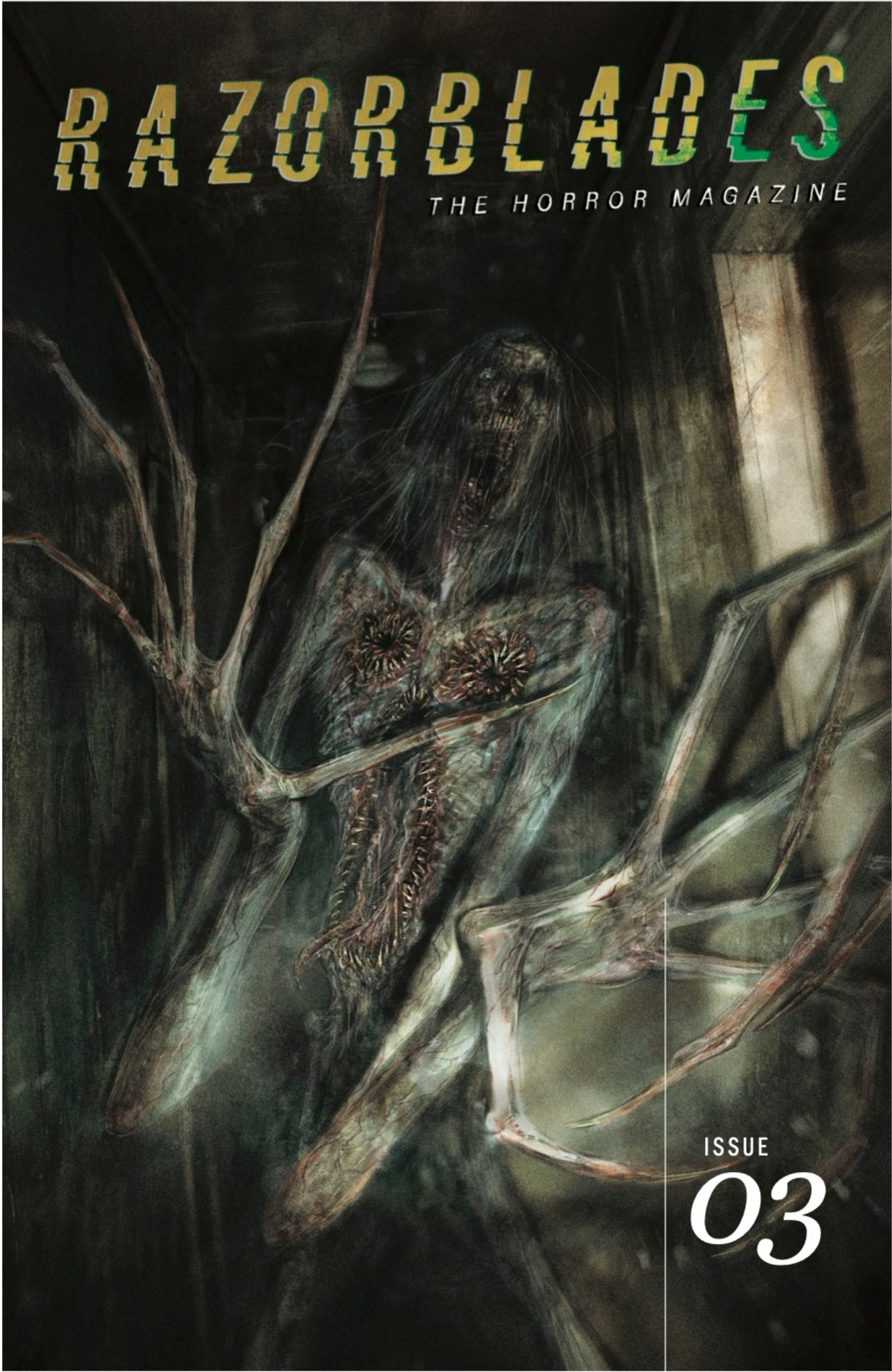 RAZORBLADES:  THE HORROR MAGAZINE #3 SSCO & SCC DAVID ROMERO EXCLUSIVE VARIANT 2021