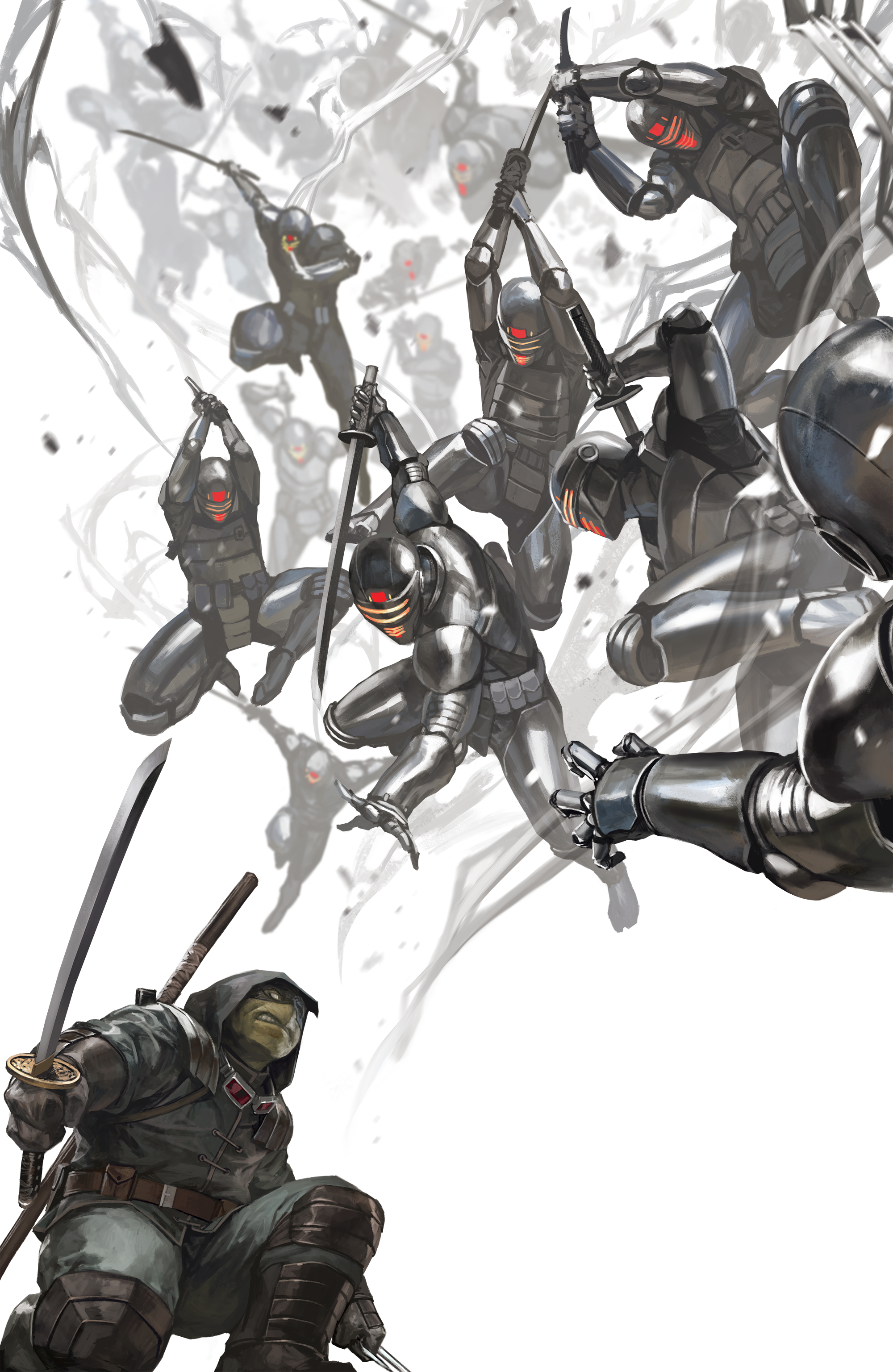 TMNT THE LAST RONIN #1 SSCO SKAN SRISUWAN HOMAGE VIRGIN VARIANT 2020