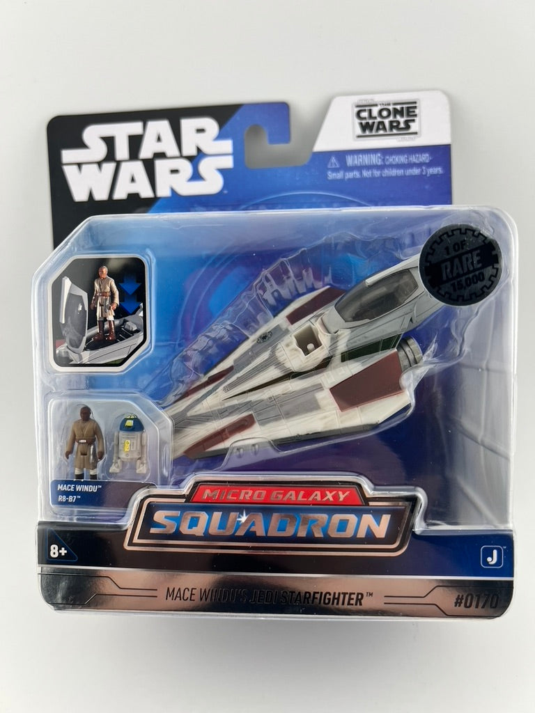 Star Wars Micro Galaxy Squadron – Mace Windu’s Jedi Starfighter (Chase Edition)
