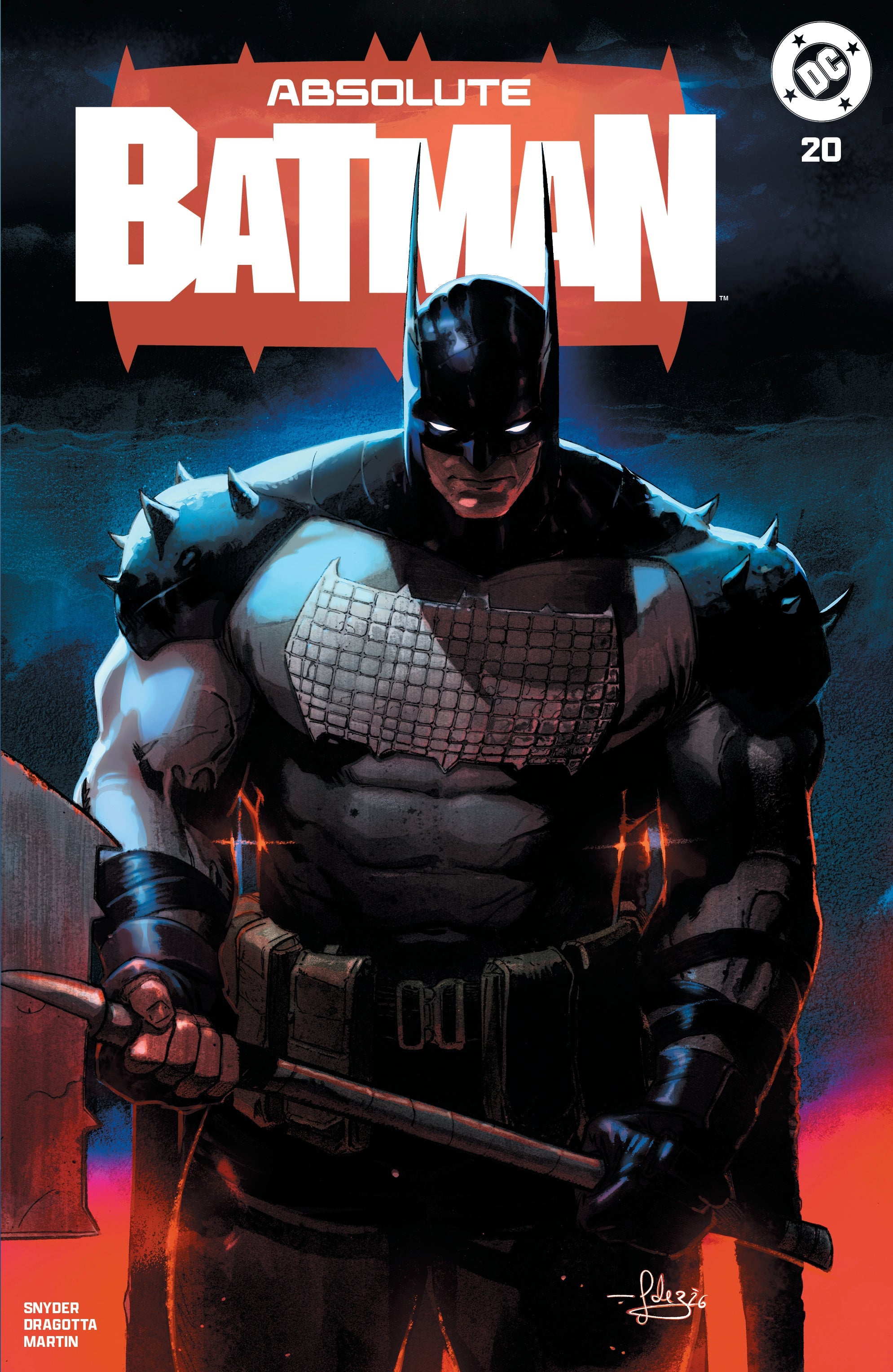 ABSOLUTE BATMAN #20 - JAVIER FERNANDEZ TRADE VARIANT LTD 3000 - Preorder
