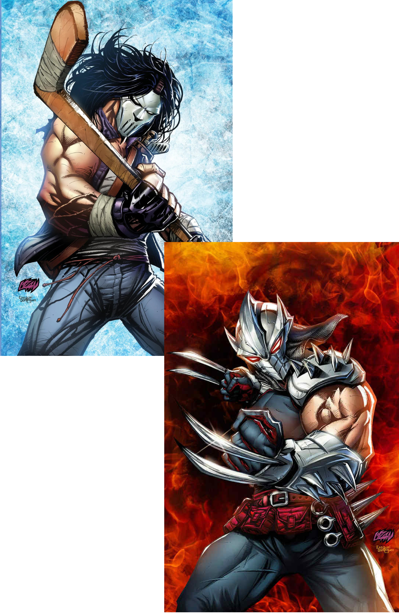 Shredder #1 Casey #1 Fire & Ice Bundle