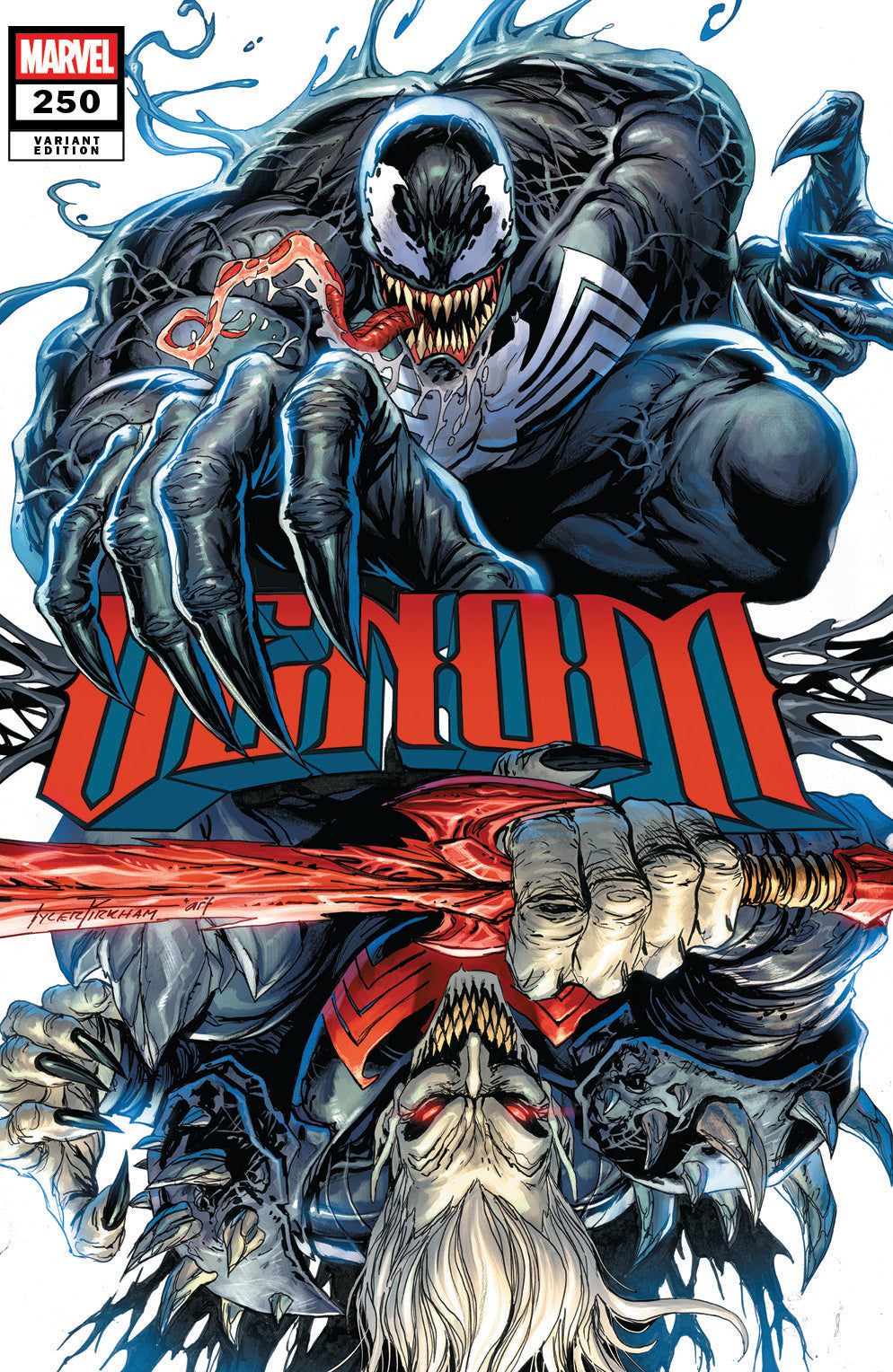 (1) AC Comics Exclusive Venom 250 Trade Dress by Tyler Kirkham