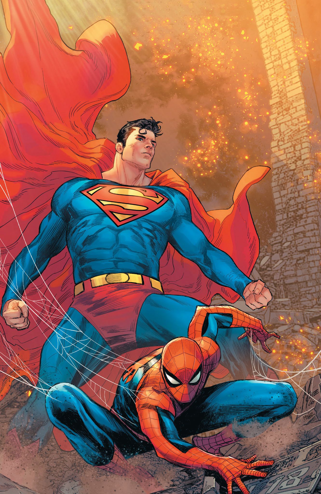 SUPERMAN SPIDER-MAN #1 MARCO CHECCETTO EXCLUSIVE VIRGIN VAR (03/25/2026)