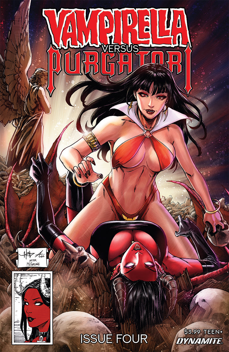 VAMPIRELLA VS PURGATORI #4 UNKNOWN COMICS CREEES EXCLUSIVE VAR (06/09/2021)