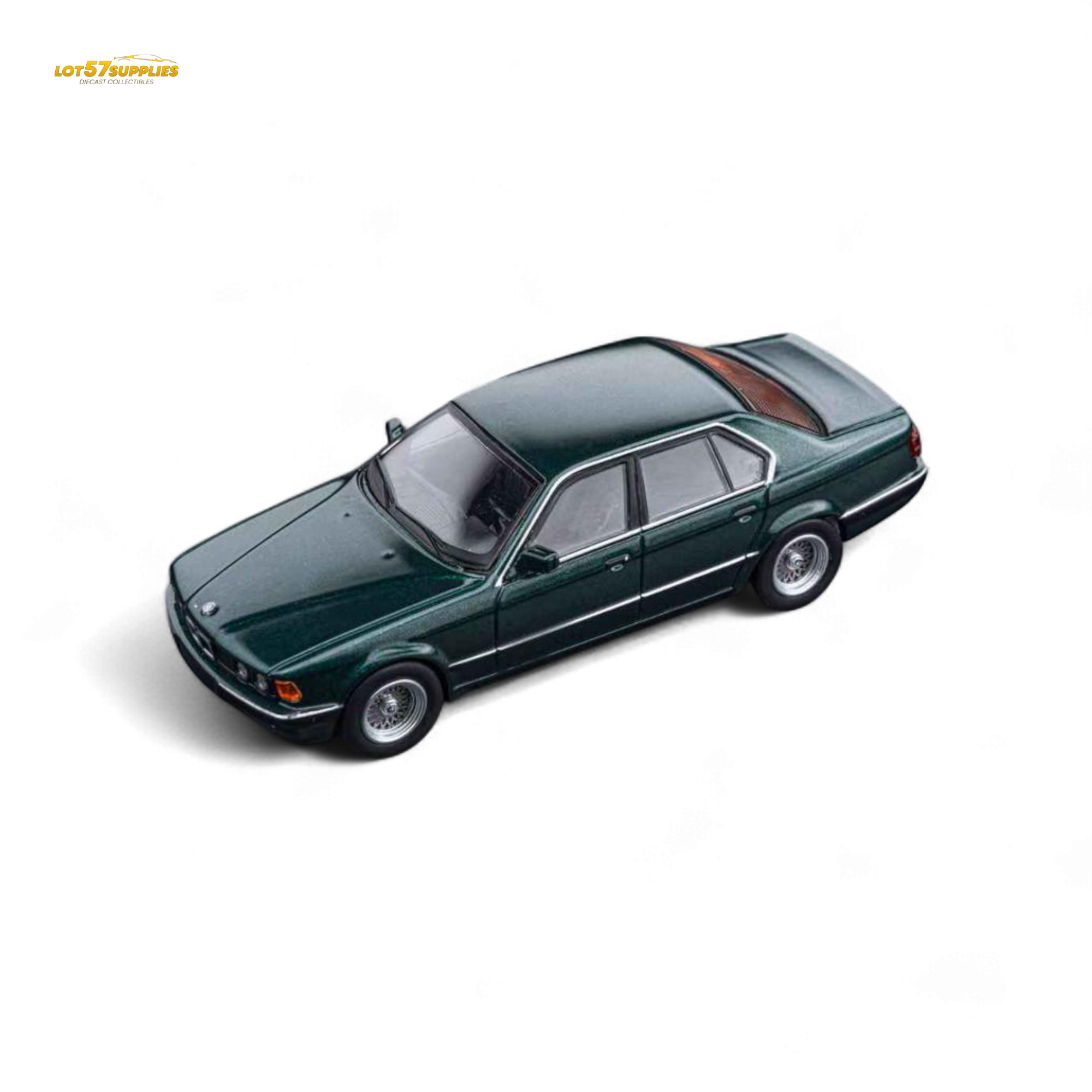 (Pre-Order) DCM BMW E32 7-Series Sedan - Oxford Metallic Green 1:64