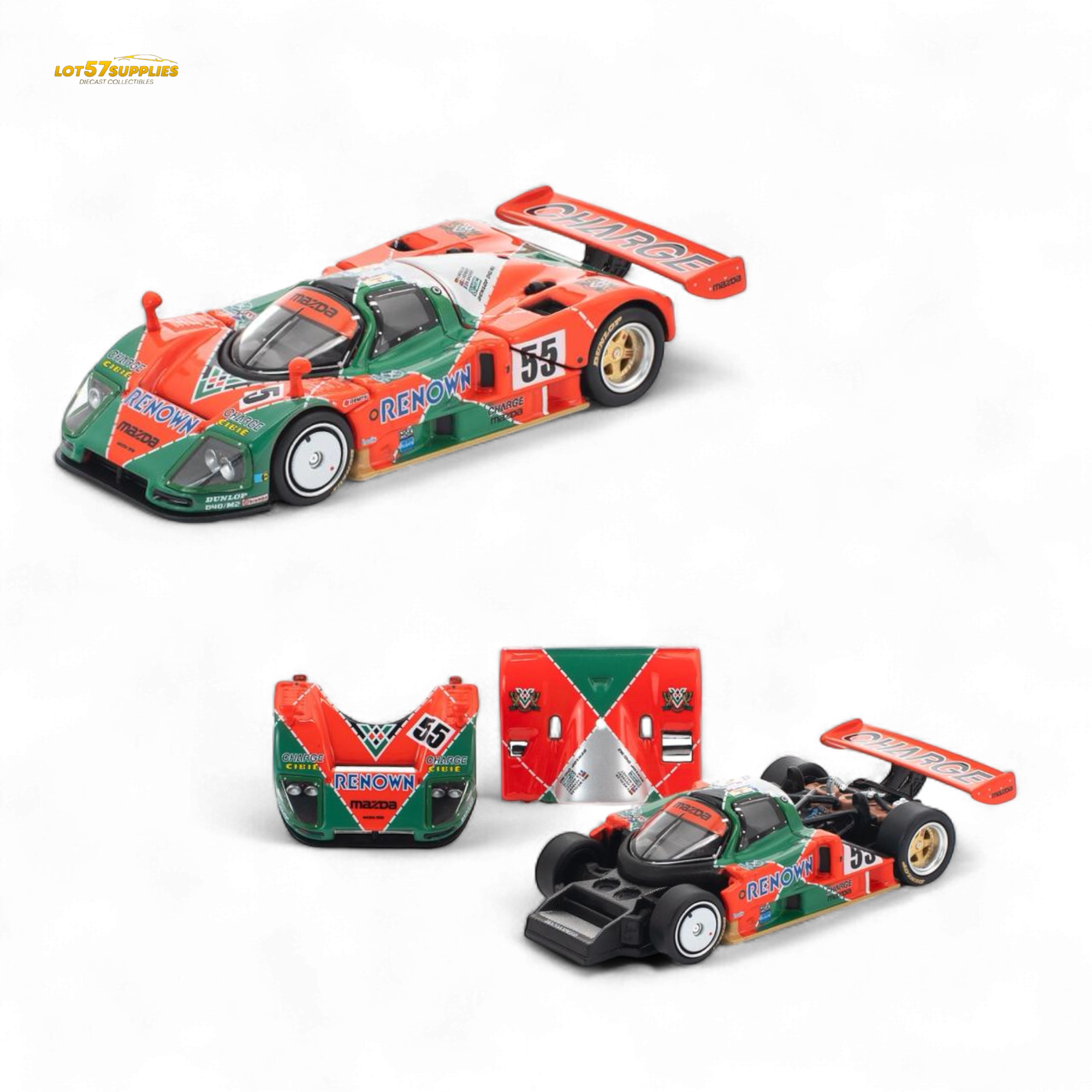 (Pre-Order) poprace Mazda 787B - 787B Livery 1/64