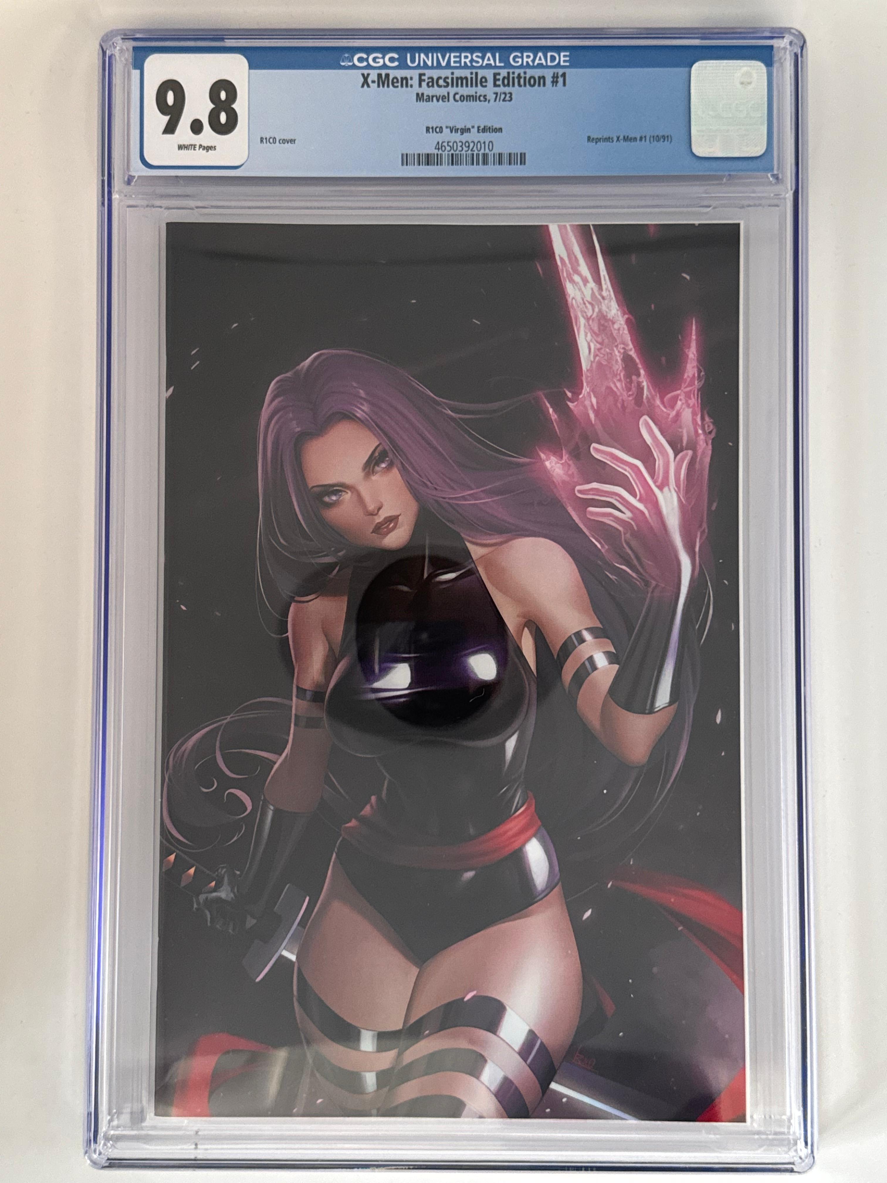 X-Men #1 Facsimile CGC 9.8 Blue Label R1C0 Exclusive Var