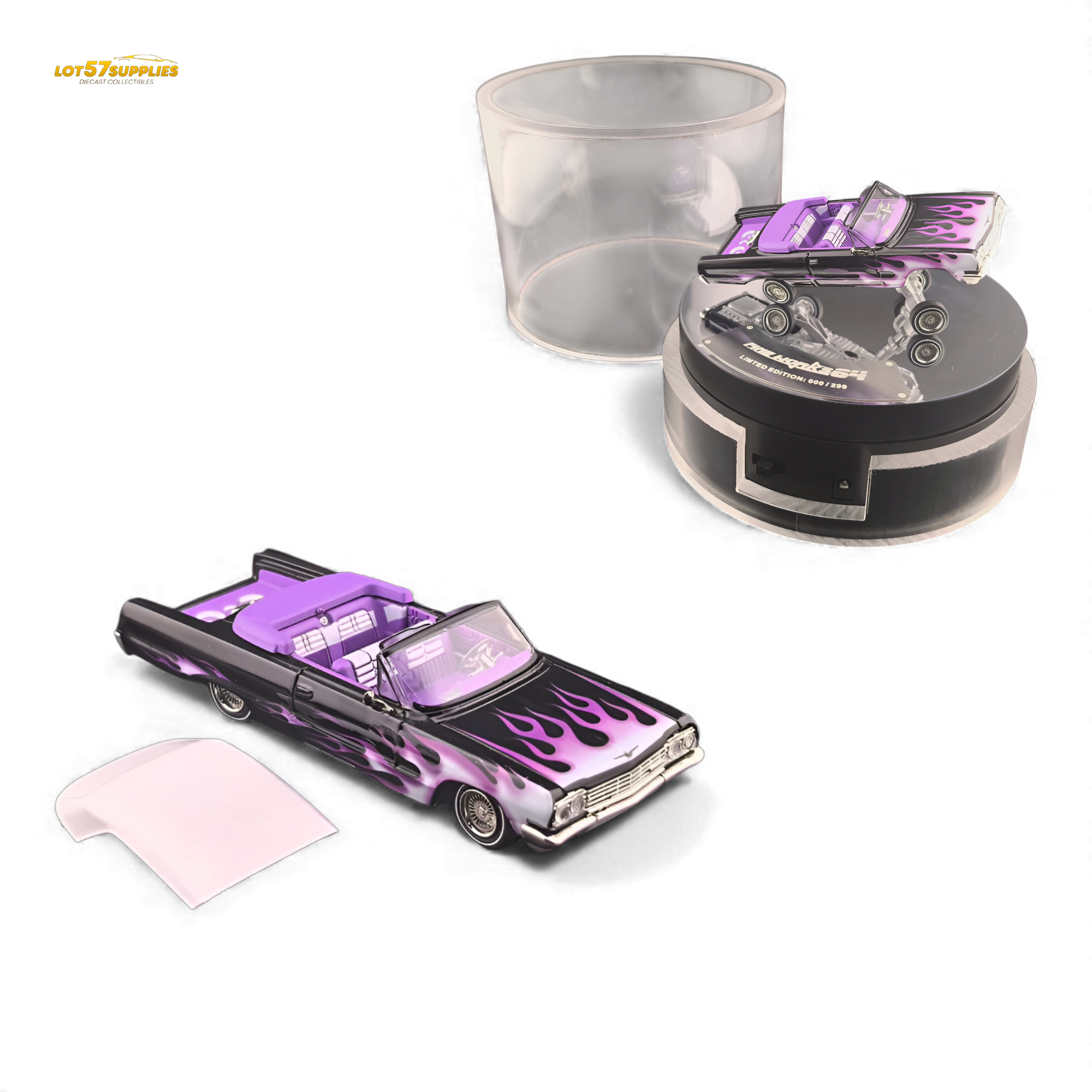 (Pre-Order) Fine Works64 Chevrolet Impala - Ghost Flame Luxury - 1:64