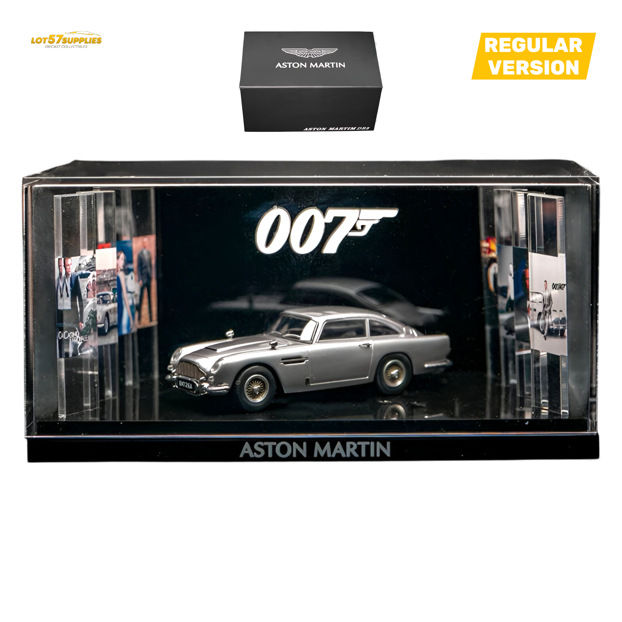 (Pre-Order) 007 DB5 - High Gloss Silver Ordinary 1:64