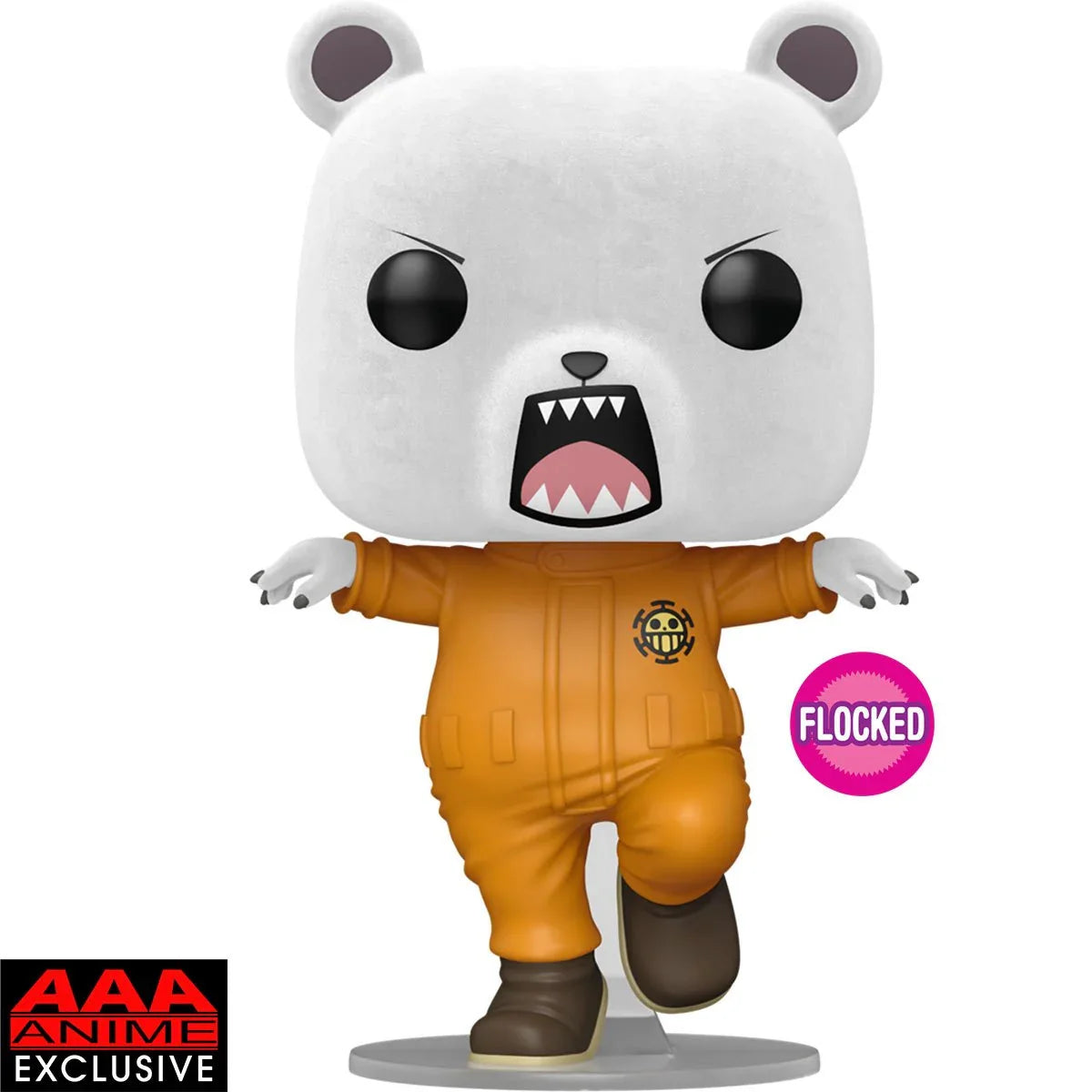 One Piece Bepo Bear FLOCKED Funko Pop! Vinyl #1896 AAA Exclusive