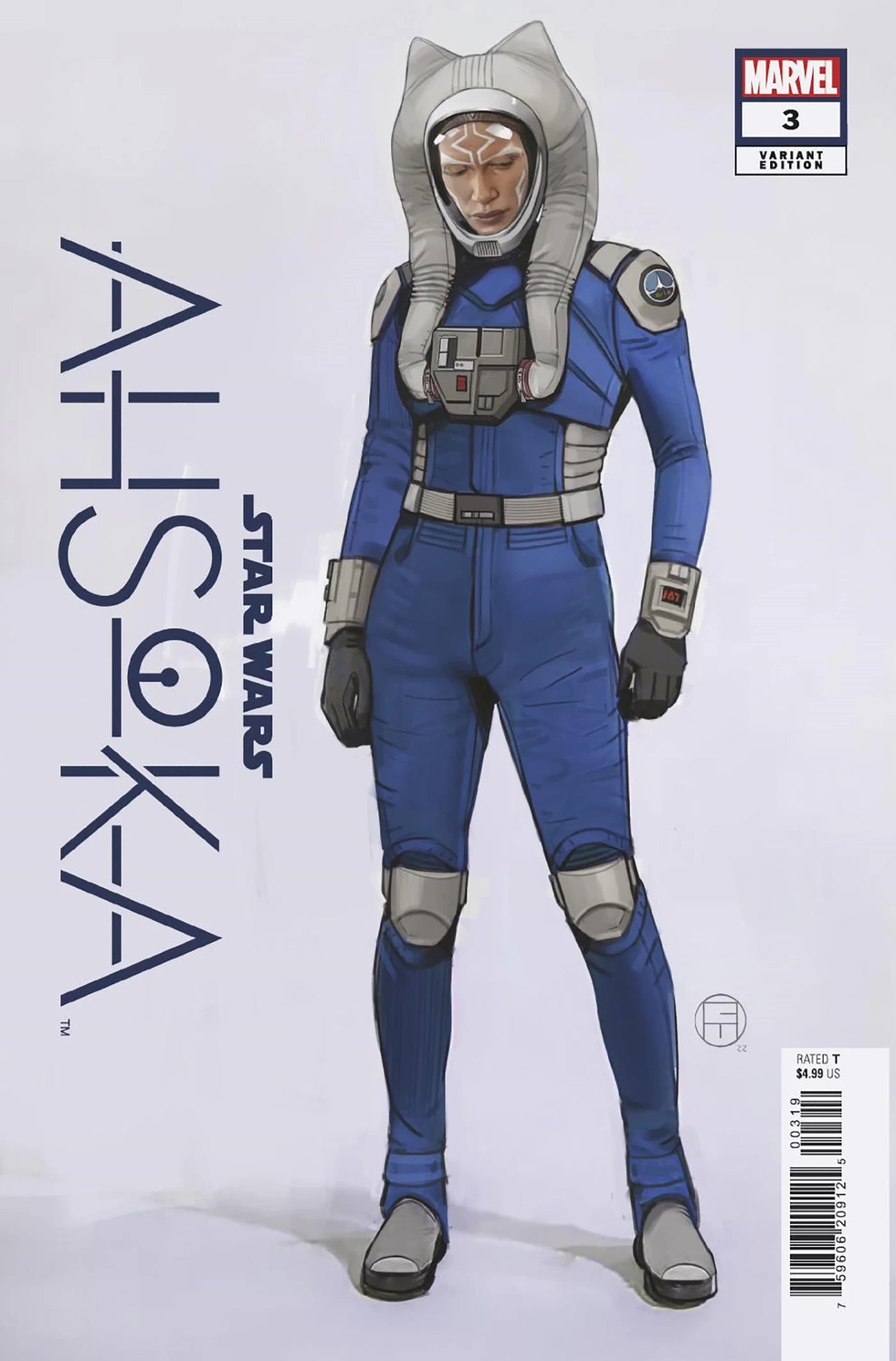 STAR WARS: AHSOKA #3 (1:10 RATIO DESIGN VARIANT) COMIC BOOK