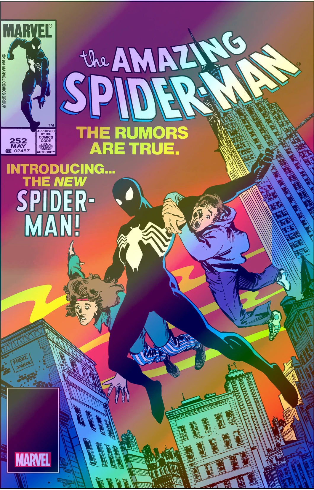 AMAZING SPIDER-MAN #252 FACSIMILE EDITION (FOIL VARIANT)(2024) ~ Marvel